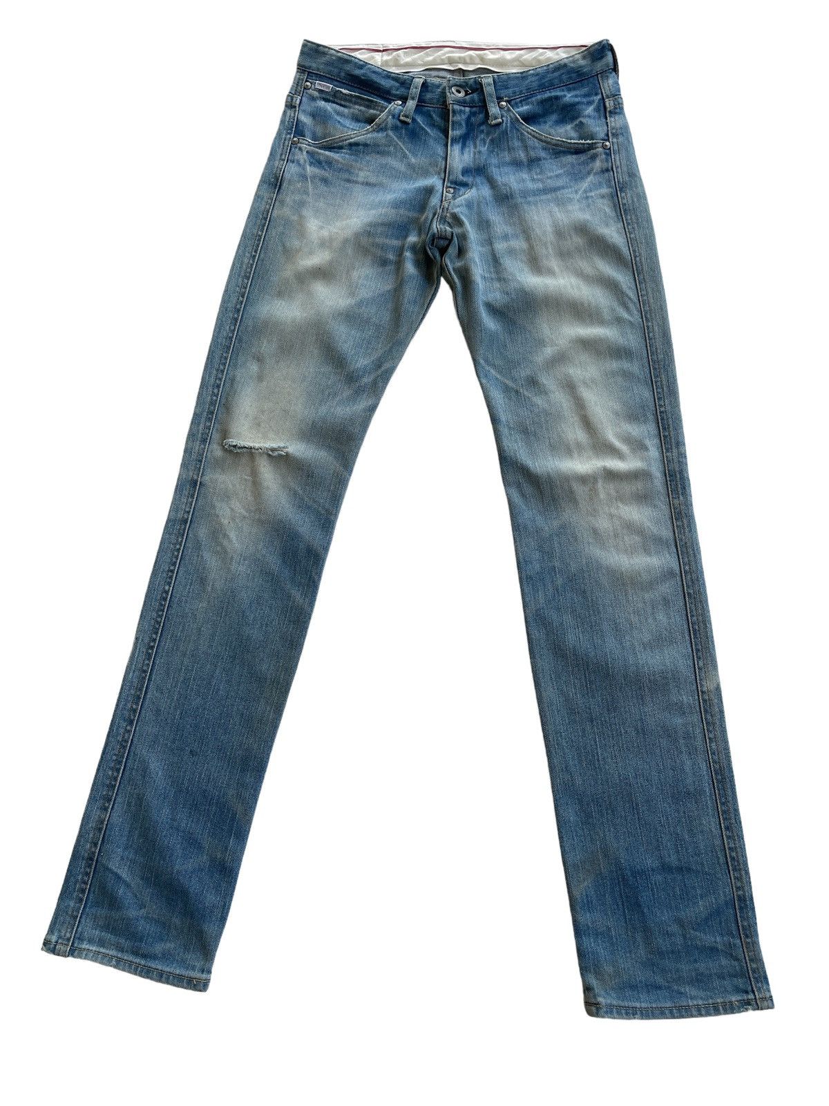 FACTOTUM Factotum Japan Distressed Slim Jeans Size US 28 / EU 44 - 6 Thumbnail