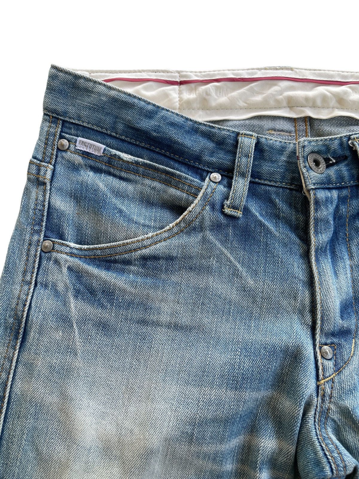 FACTOTUM Factotum Japan Distressed Slim Jeans Size US 28 / EU 44 - 10 Thumbnail