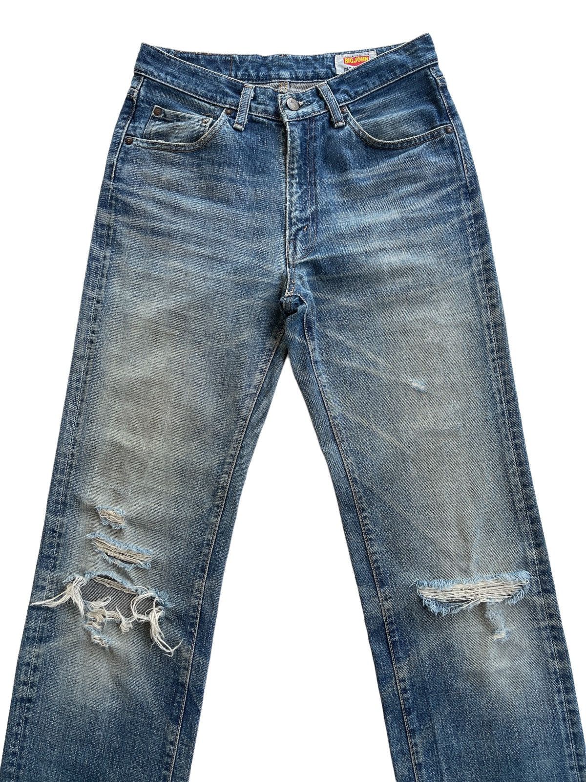 Big John Vintage Big John Rusty Distressed Jeans Size US 28 / EU 44 - 3 Thumbnail