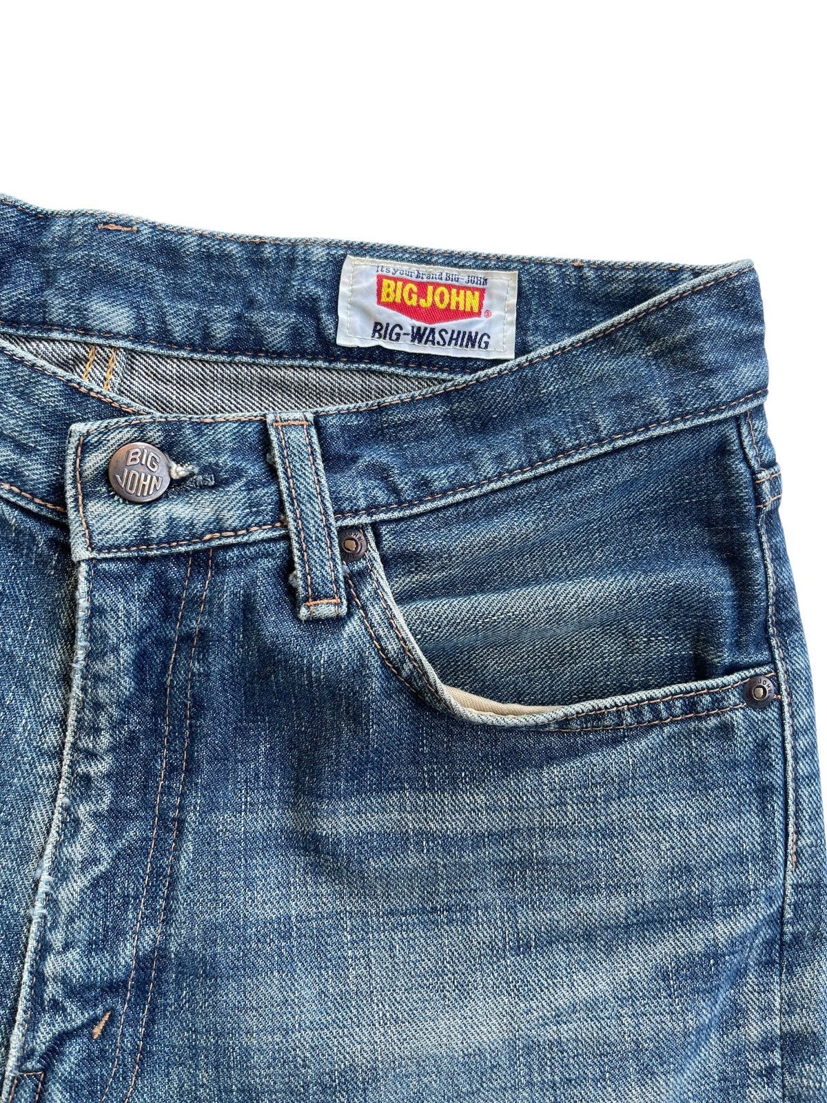Big John Vintage Big John Rusty Distressed Jeans Size US 28 / EU 44 - 9 Thumbnail