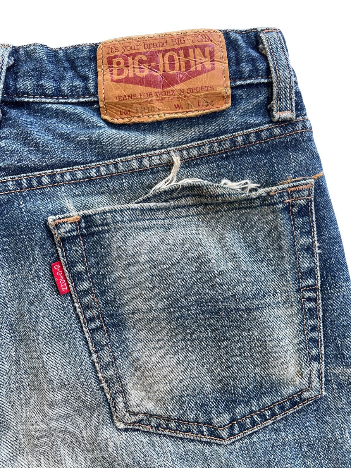 Big John Vintage Big John Rusty Distressed Jeans Size US 28 / EU 44 - 8 Thumbnail