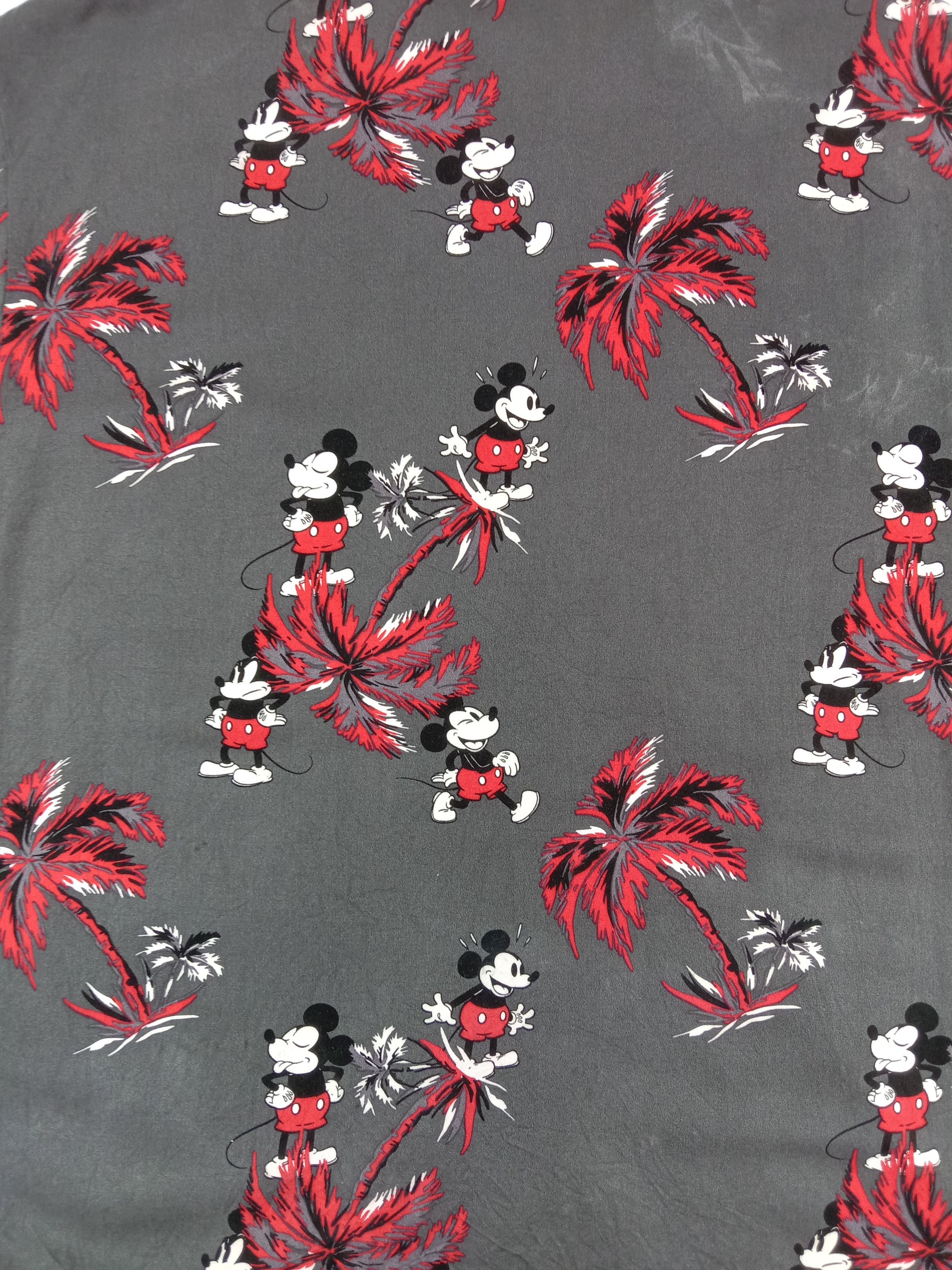 Undercover Undercover x Mickey Mouse Graphic Hawaiian Button Ups Shirt Size US XL / EU 56 / 4 - 7 Thumbnail