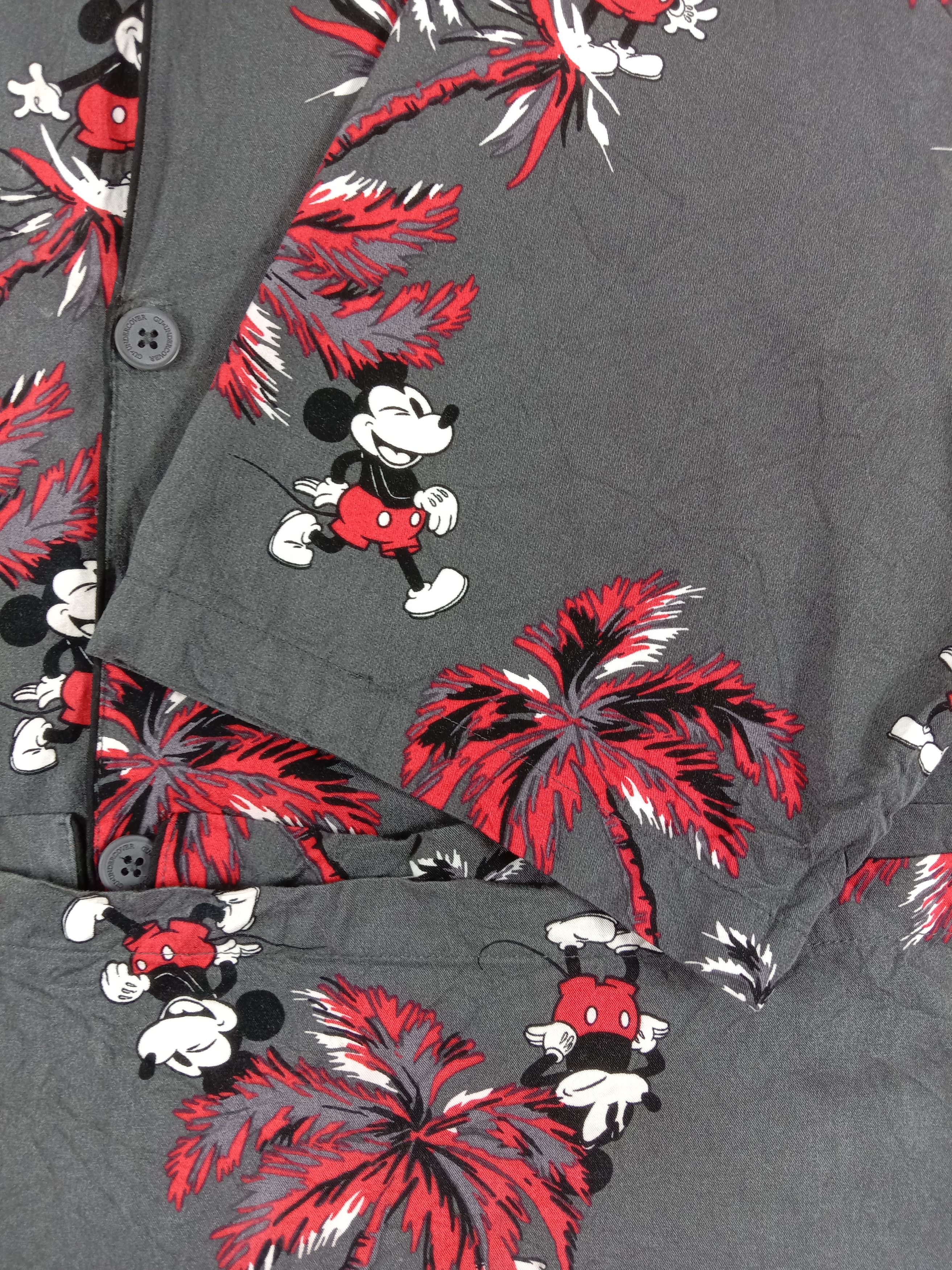 Undercover Undercover x Mickey Mouse Graphic Hawaiian Button Ups Shirt Size US XL / EU 56 / 4 - 3 Thumbnail
