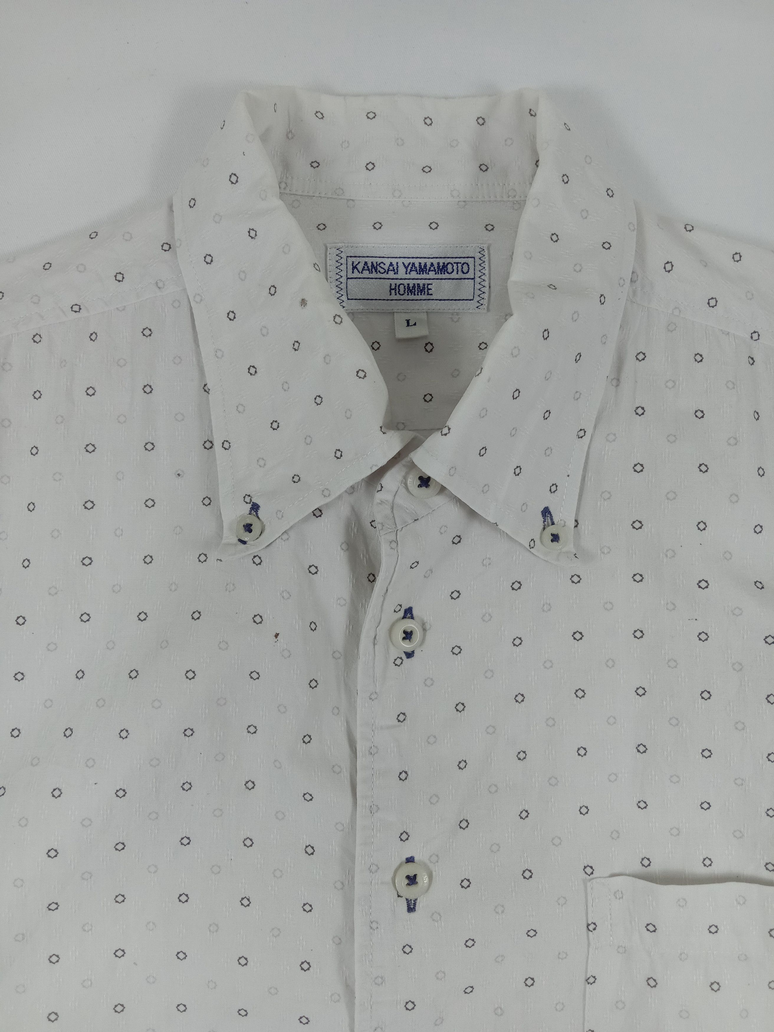 Kansai Yamamoto Vintage Kansai Yamamoto Button Up Shirt Size US L / EU 52-54 / 3 - 2 Thumbnail