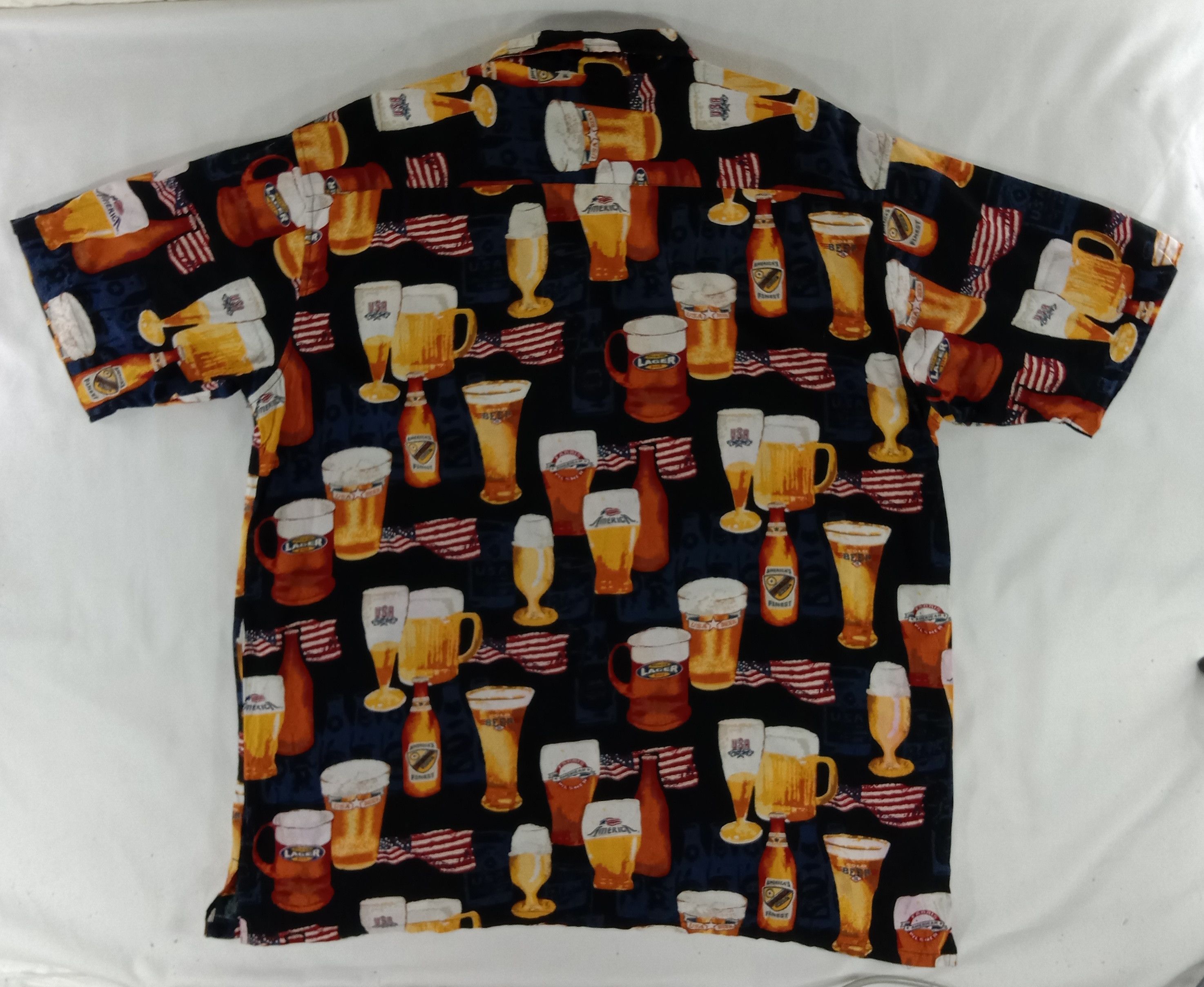 Croft & Barrow Vintage Croft & Barrow Full Printed Beers Button Ups Shirt Size US XL / EU 56 / 4 - 6 Thumbnail