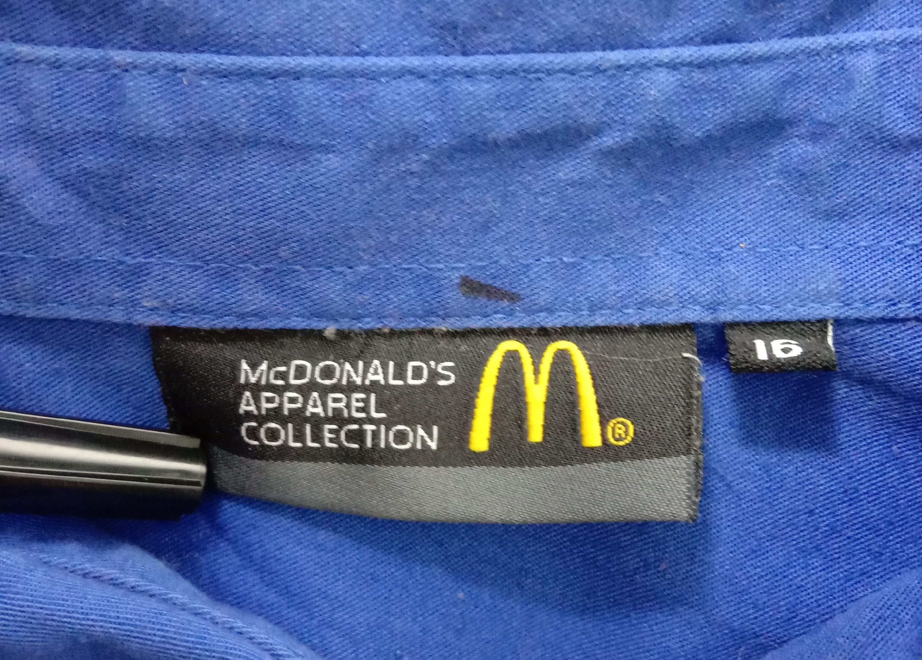 Vintage Vintage McDonald's Apparel Collection Button Ups Shirt Size US XL / EU 56 / 4 - 7 Thumbnail