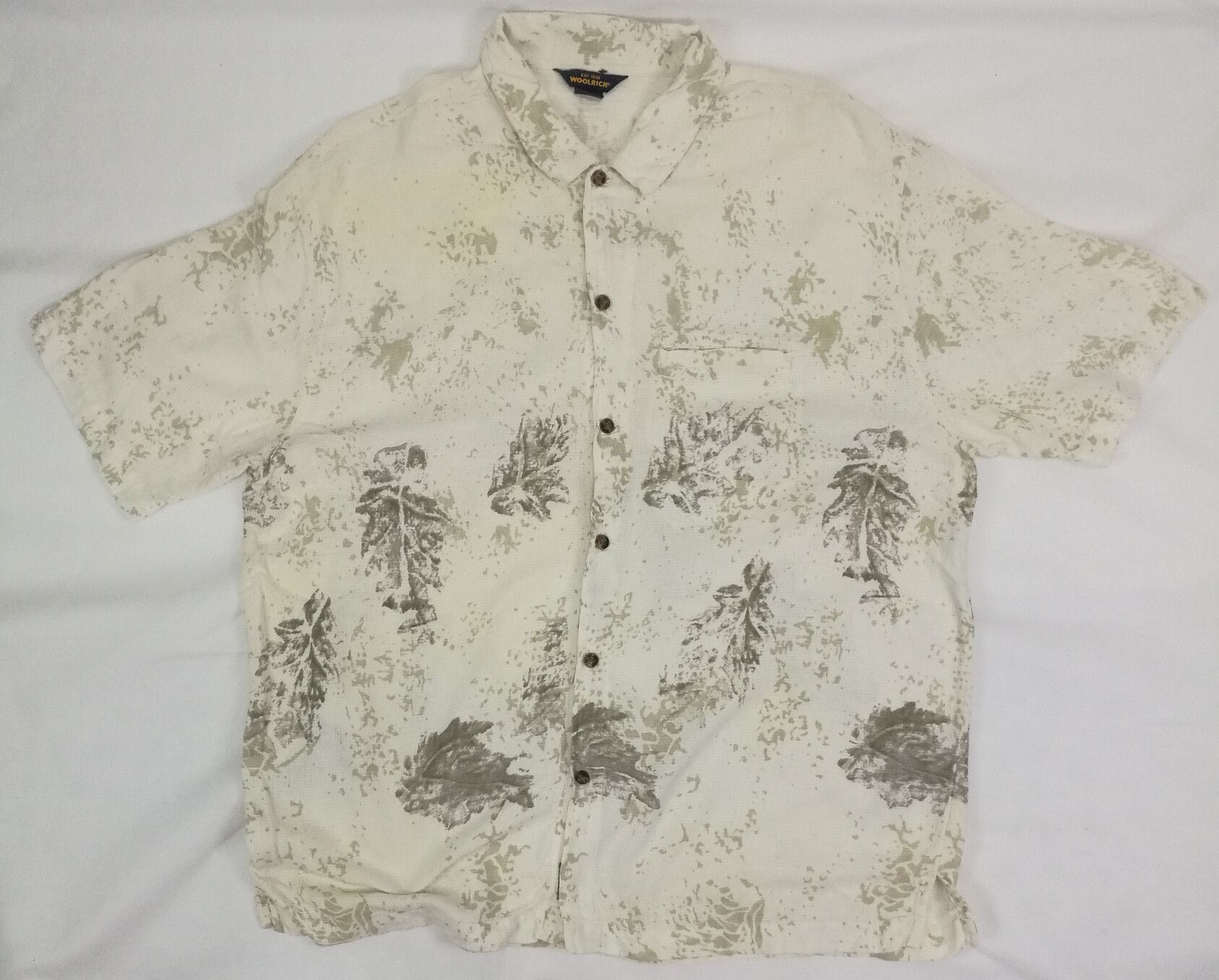 Woolrich Woolen Mills Vintage Woolrich Button Ups Hawaiian Shirt Size US XL / EU 56 / 4 - 1 Thumbnail