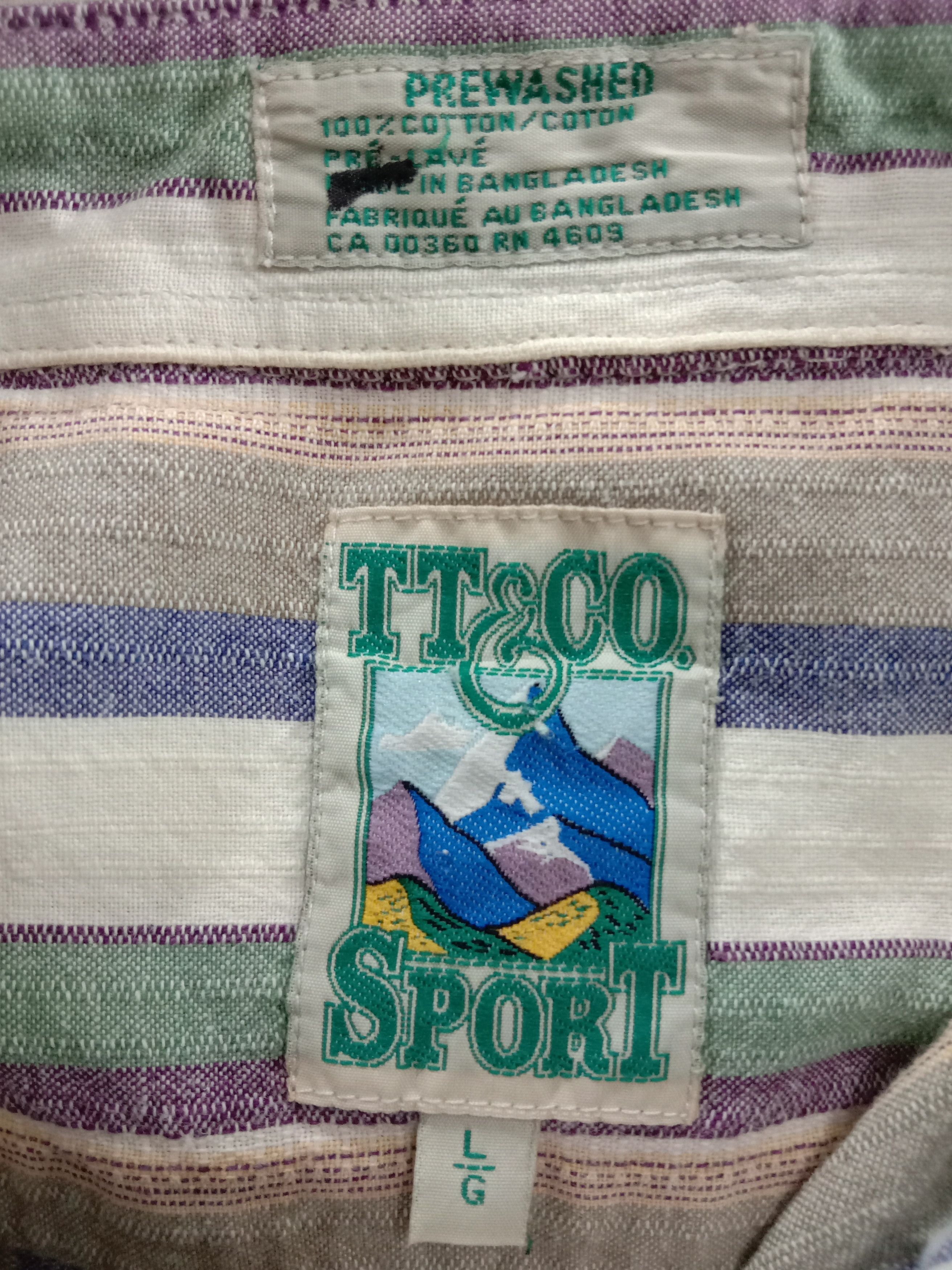Vintage Vintage TT & Co Sport Button Ups Shirt Size US XL / EU 56 / 4 - 6 Thumbnail