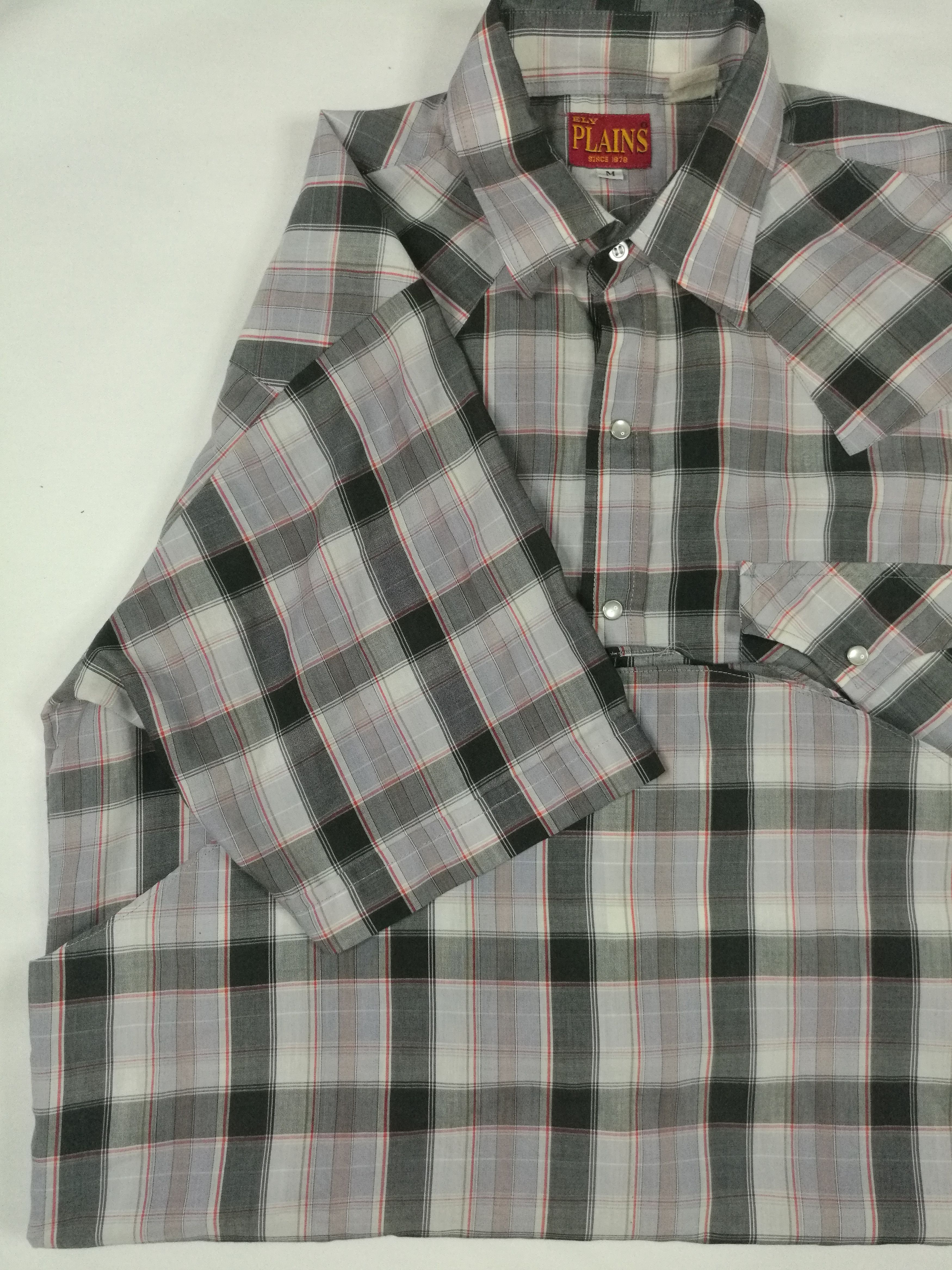 Vintage Vintage Ely Plains Western Pearl Snap Button Ups Shirt Size US L / EU 52-54 / 3 - 5 Thumbnail
