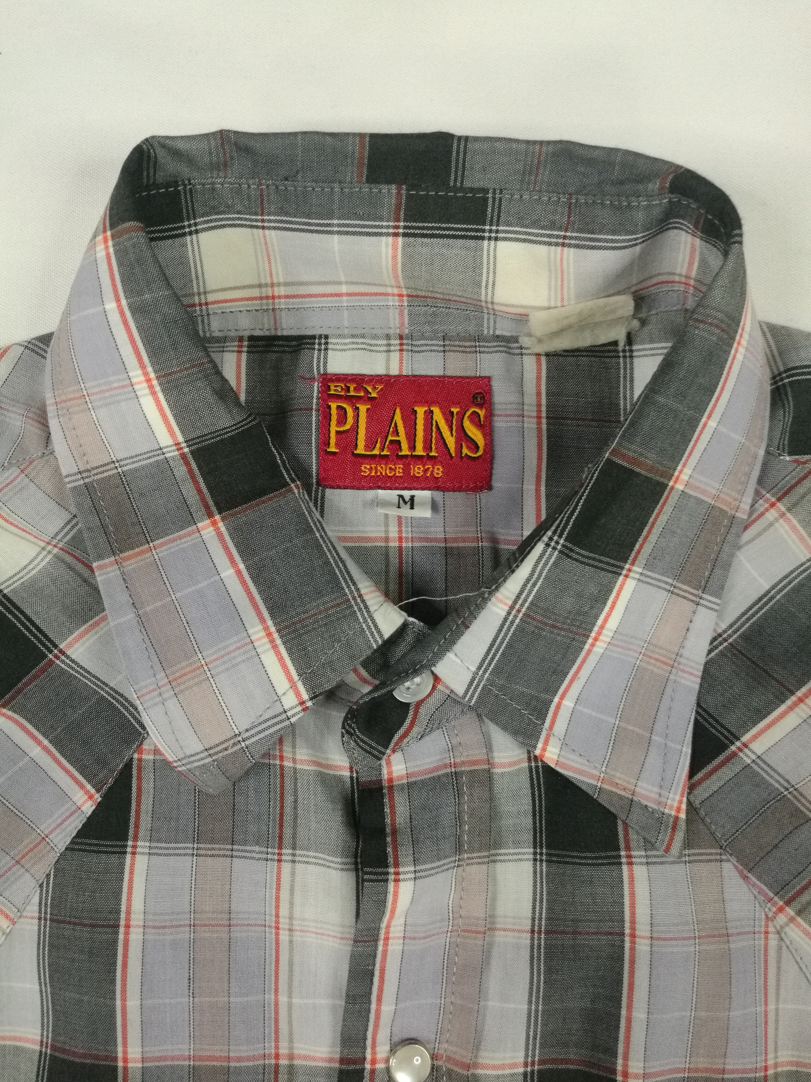 Vintage Vintage Ely Plains Western Pearl Snap Button Ups Shirt Size US L / EU 52-54 / 3 - 2 Thumbnail