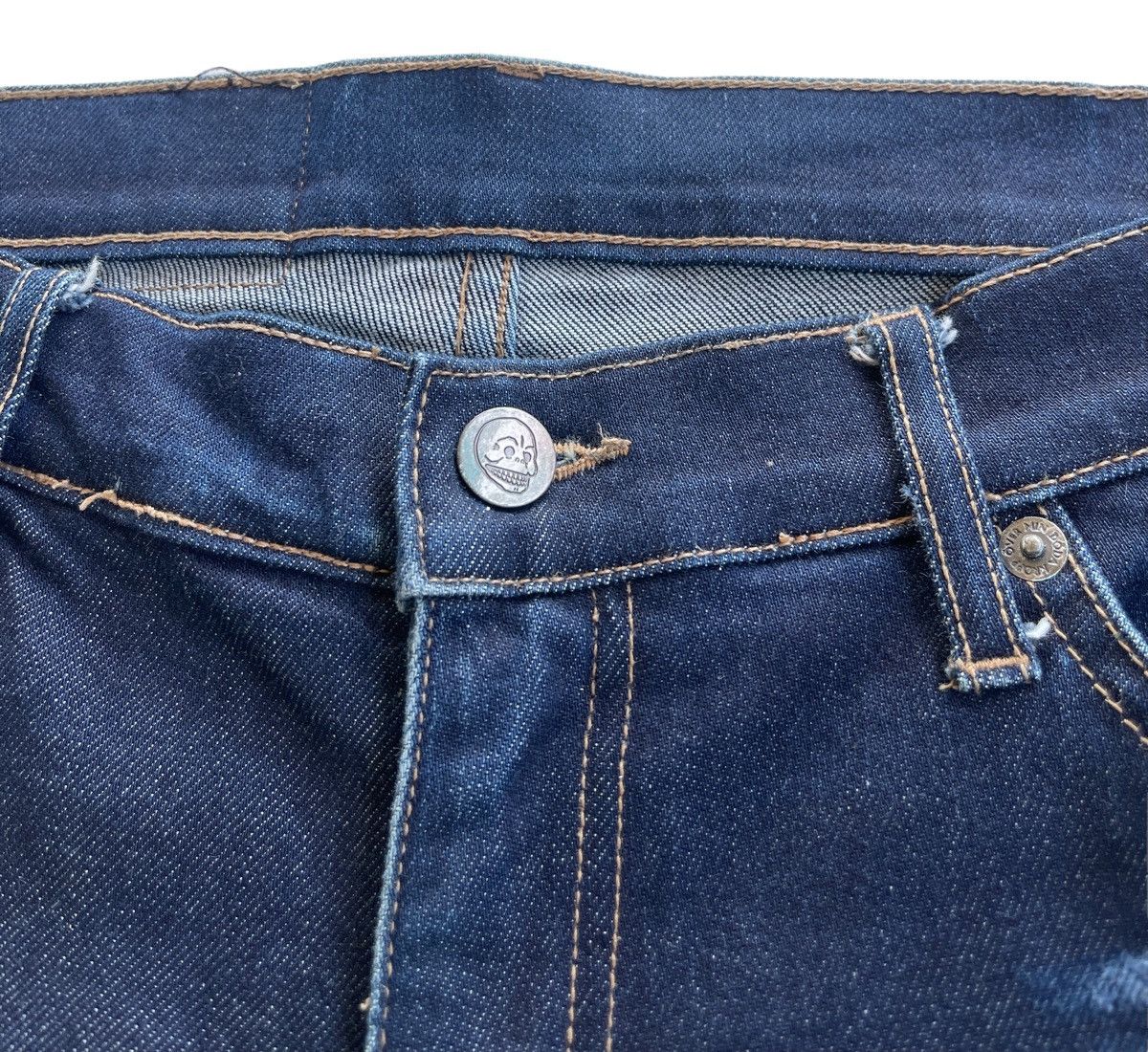 Cheap Monday Ripped Stretch Slim Fit Distressed Denim Size US 32 / EU 48 - 8 Thumbnail