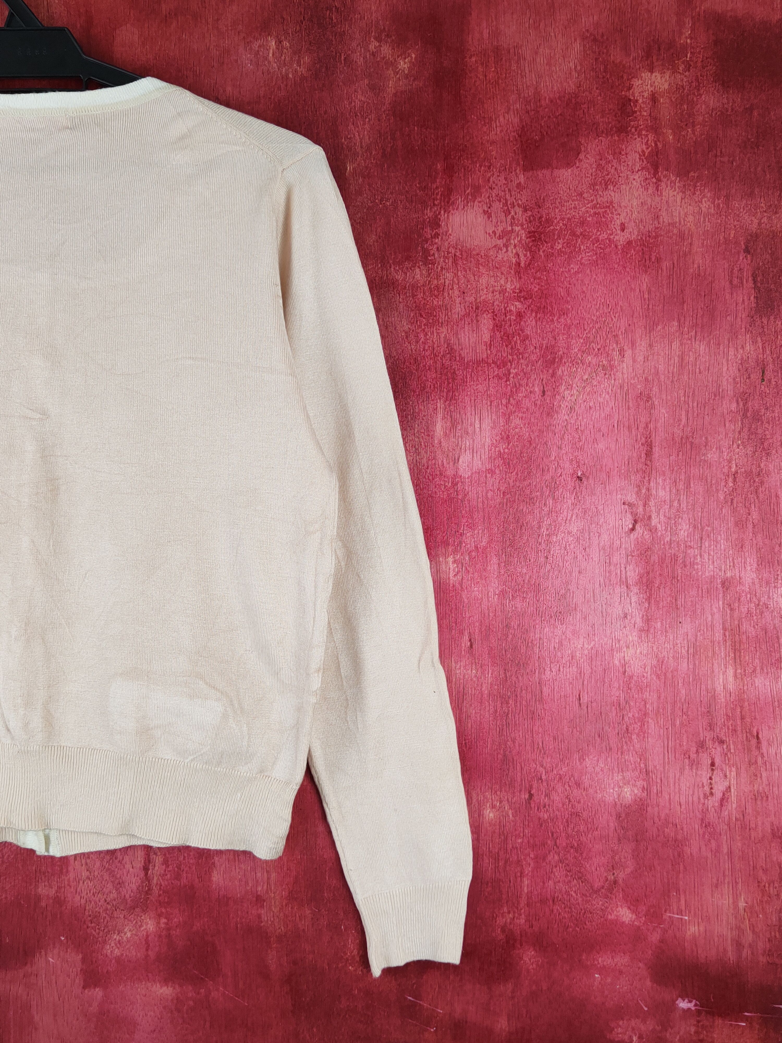 Japanese Brand Sorridere Light Peach Knitwear Cardigan #S1216 Size S / US 4 / IT 40 - 10 Thumbnail