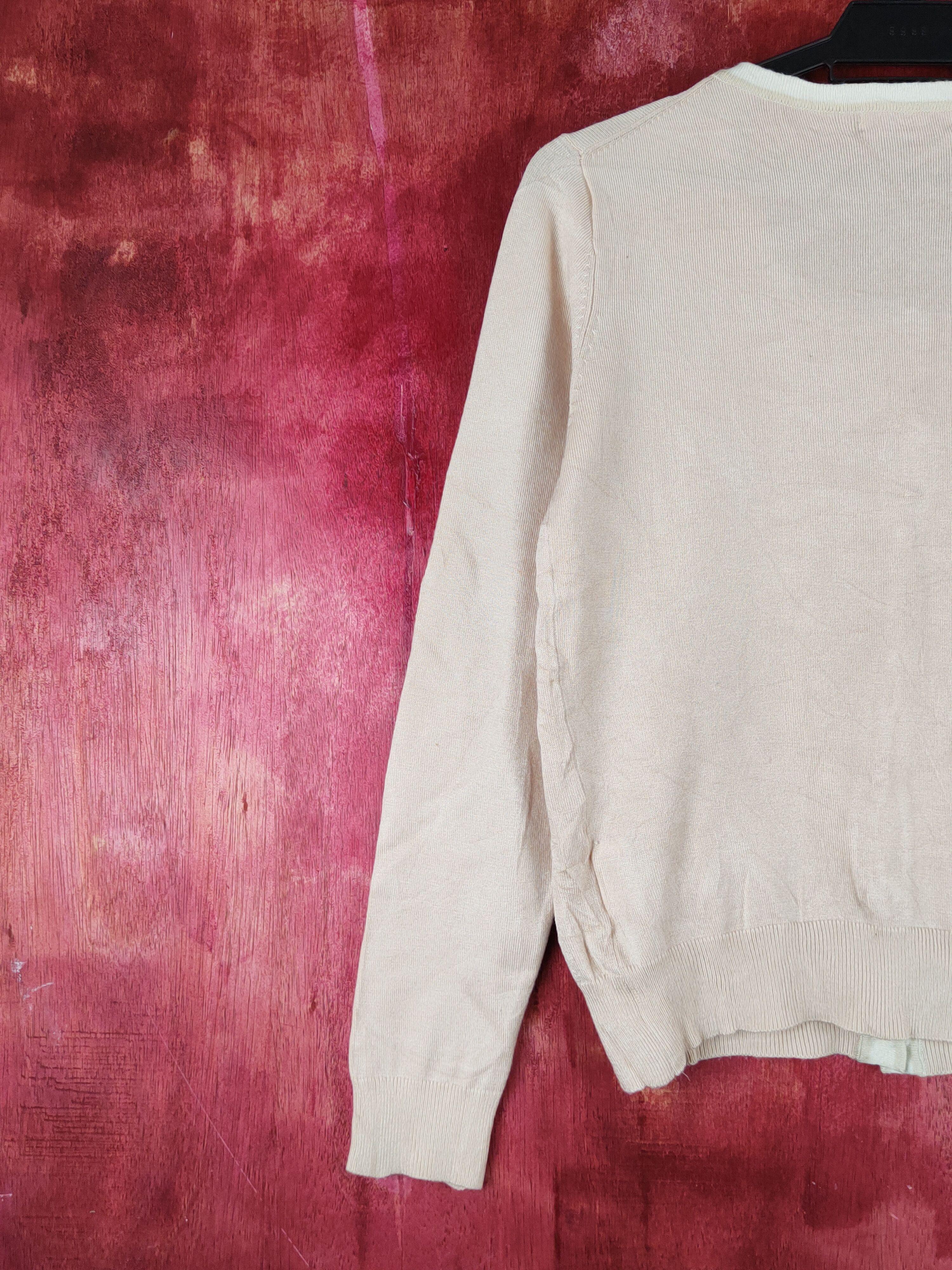 Japanese Brand Sorridere Light Peach Knitwear Cardigan #S1216 Size S / US 4 / IT 40 - 9 Thumbnail