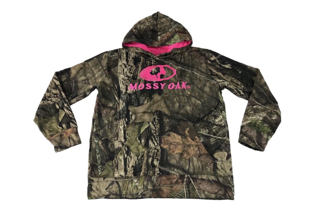 Mossy Oak Jungle Camo Leave Over Printed Hoodie K2317j