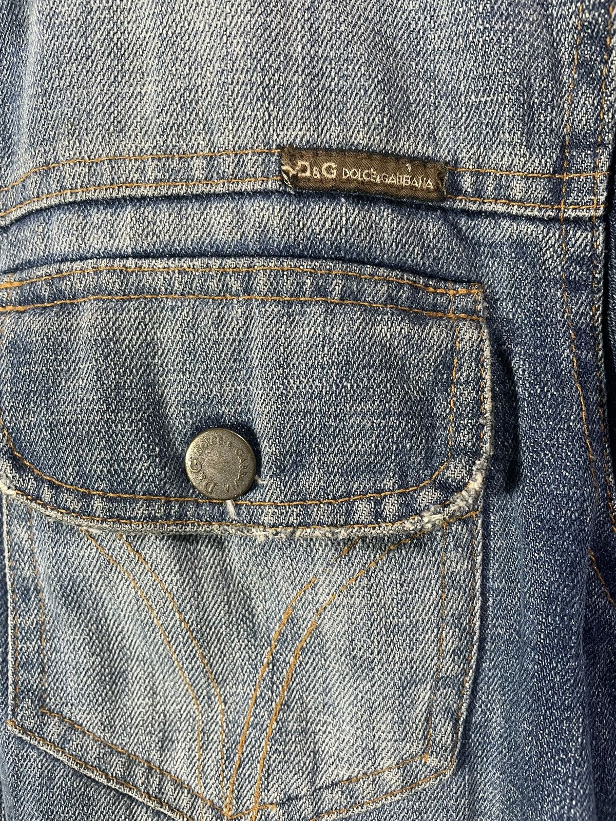 Dolce & Gabbana Vintage DnG Denime Jackets with Sherpa Inside Size US S / EU 44-46 / 1 - 5 Thumbnail