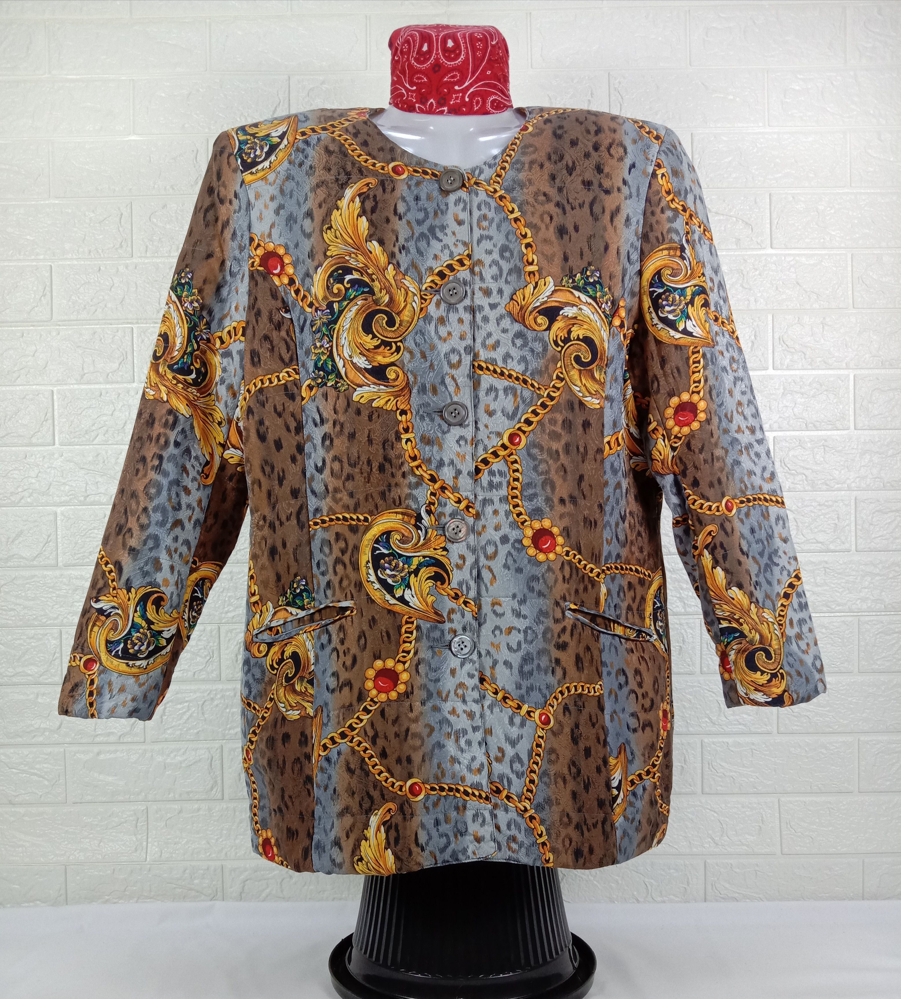 Japanese Brand Vintage Luxury Design Balla Valentina Button Up Shirt Size L / US 10 / IT 46 - 1 Thumbnail