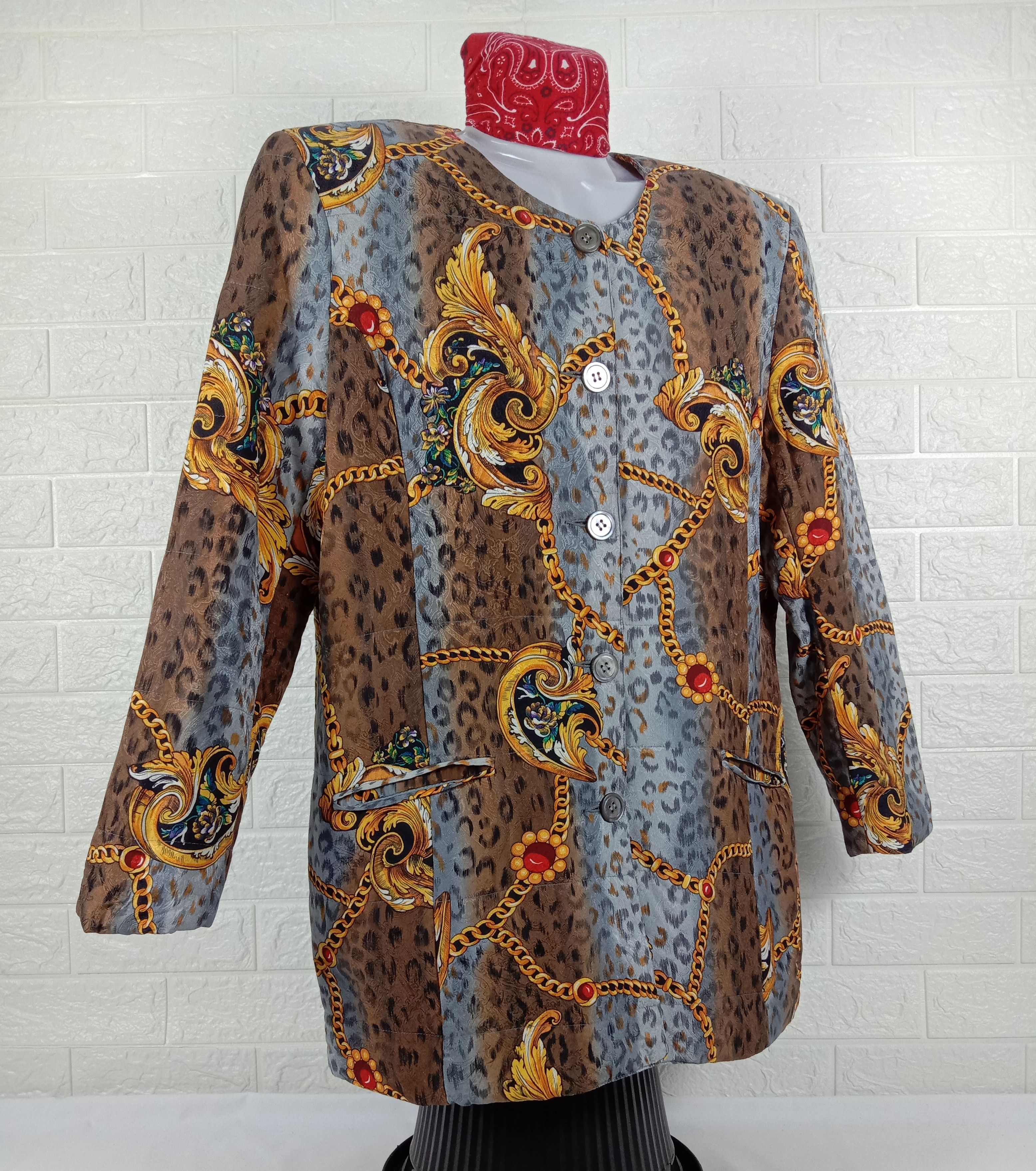 Japanese Brand Vintage Luxury Design Balla Valentina Button Up Shirt Size L / US 10 / IT 46 - 3 Thumbnail