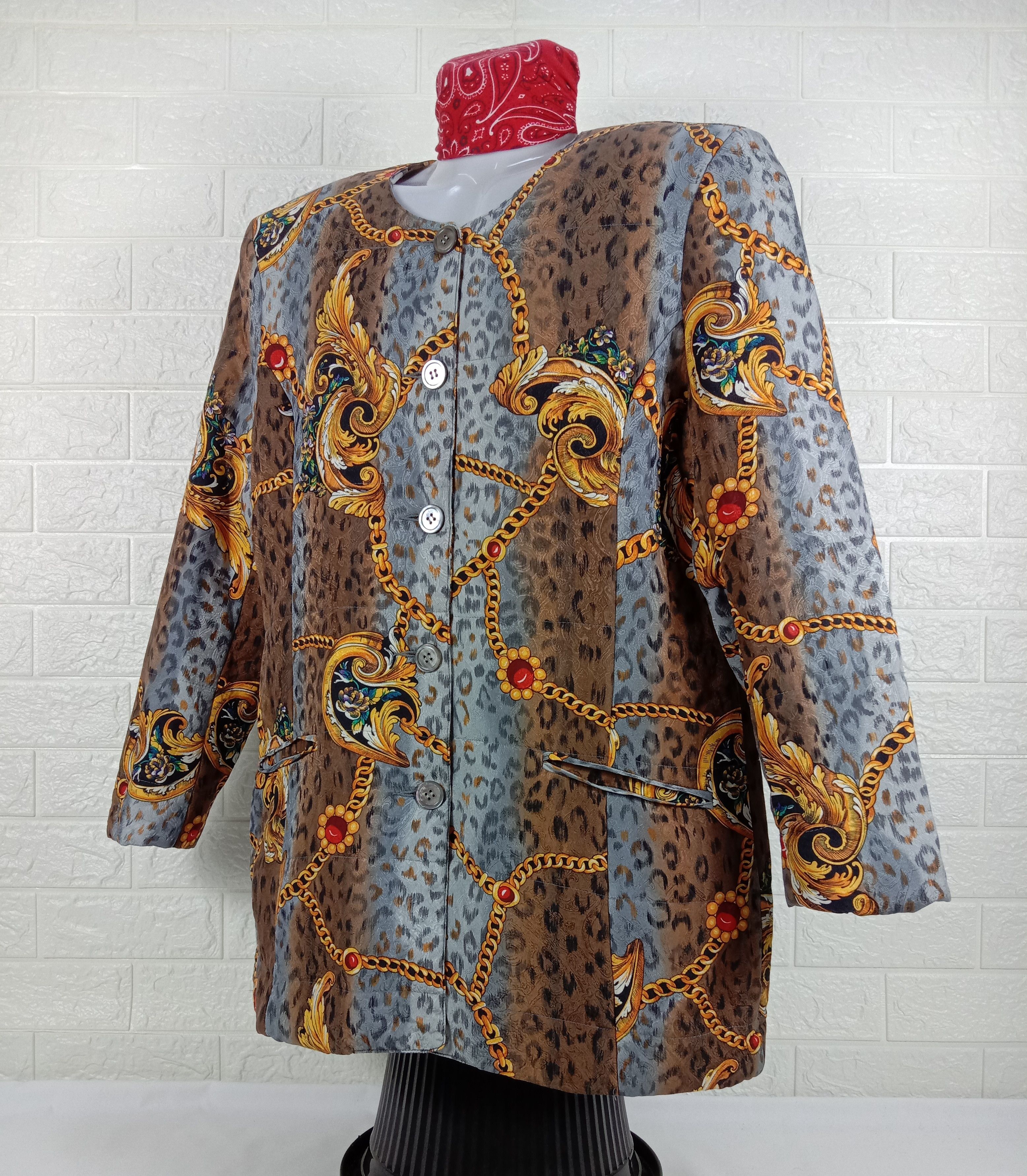 Japanese Brand Vintage Luxury Design Balla Valentina Button Up Shirt Size L / US 10 / IT 46 - 4 Thumbnail