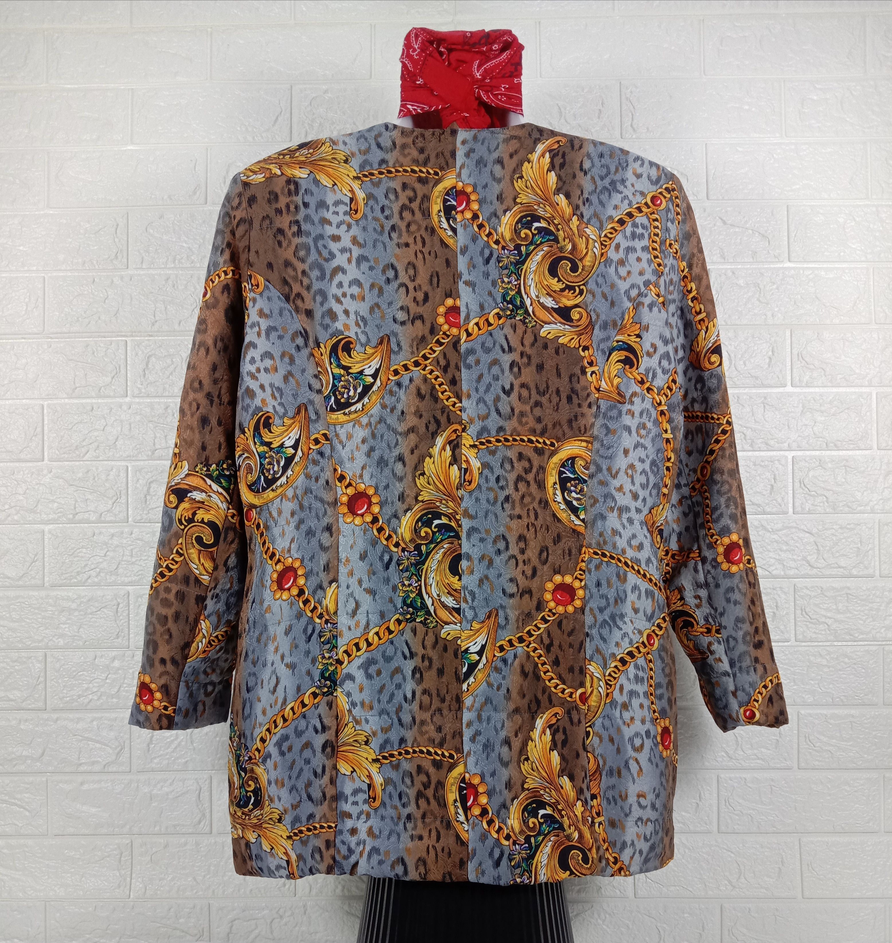 Japanese Brand Vintage Luxury Design Balla Valentina Button Up Shirt Size L / US 10 / IT 46 - 6 Thumbnail