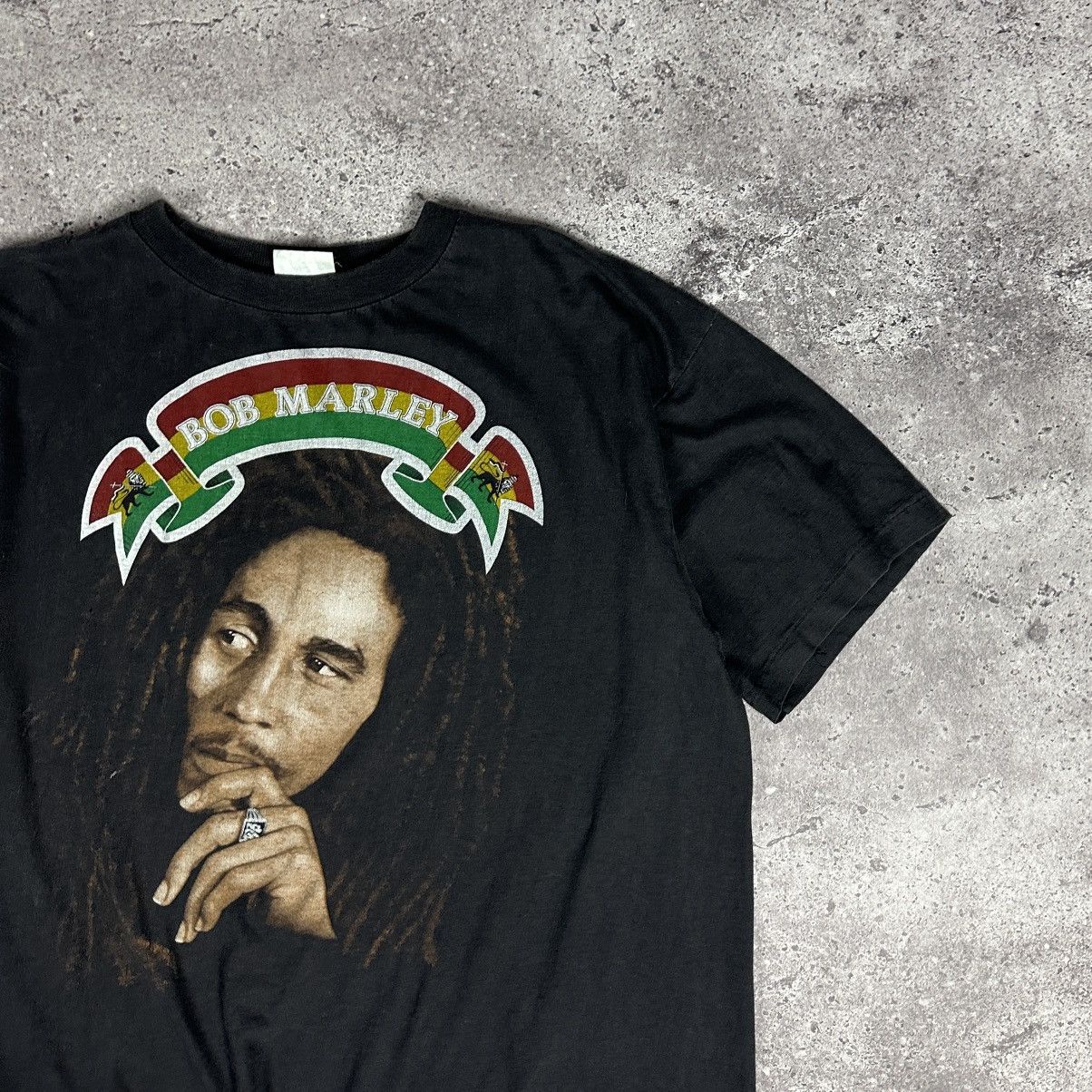 Bob Marley Vintage 90s Bob Marley Distressed tee OG Legend reggie y2k Size US M / EU 48-50 / 2 - 2 Thumbnail