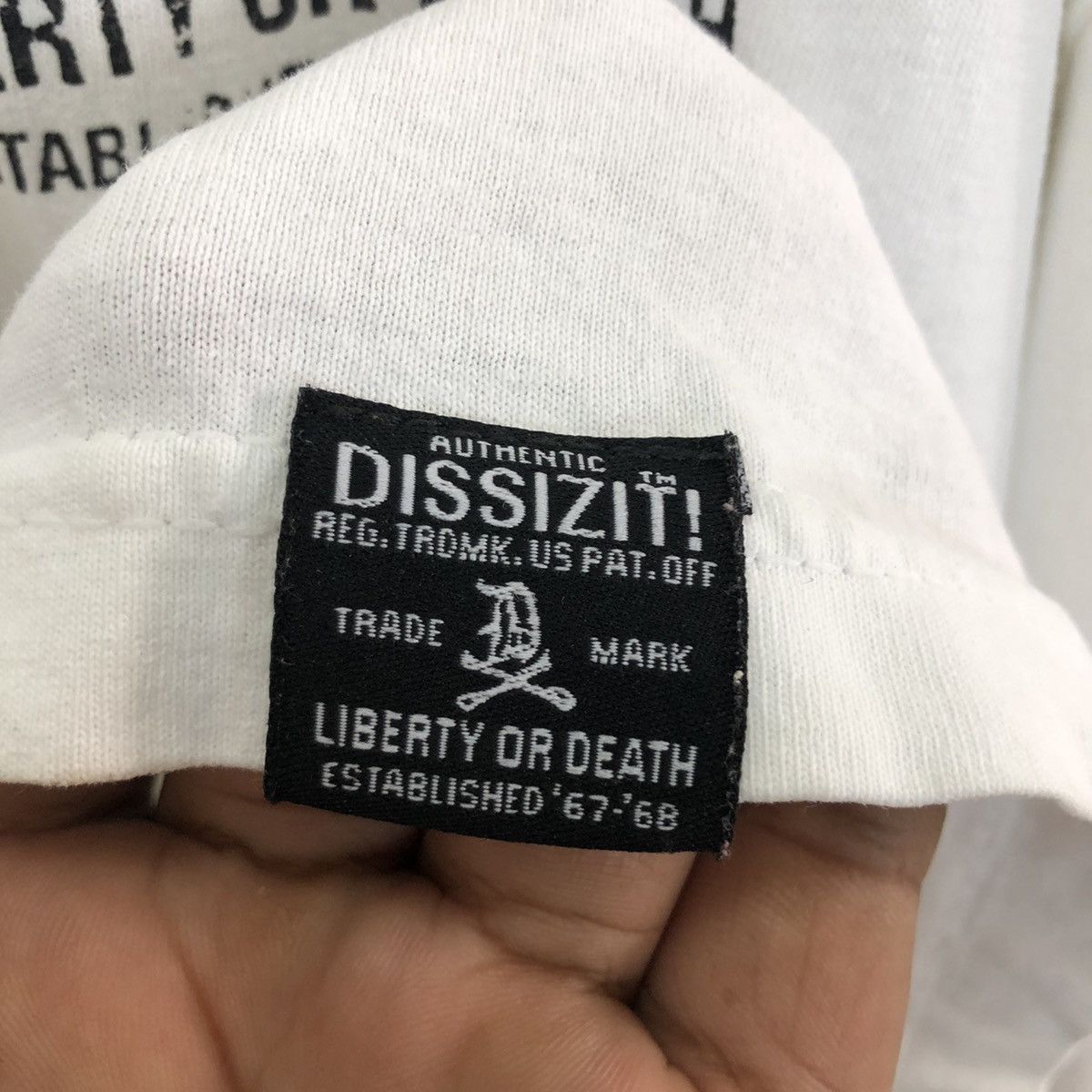 Dissizit × Seditionaries × Vintage DISSIZIT! LEBERTY OR DEATH VINTAGE LONG SLEEVE SHIRT Size US XXL / EU 58 / 5 - 8 Thumbnail