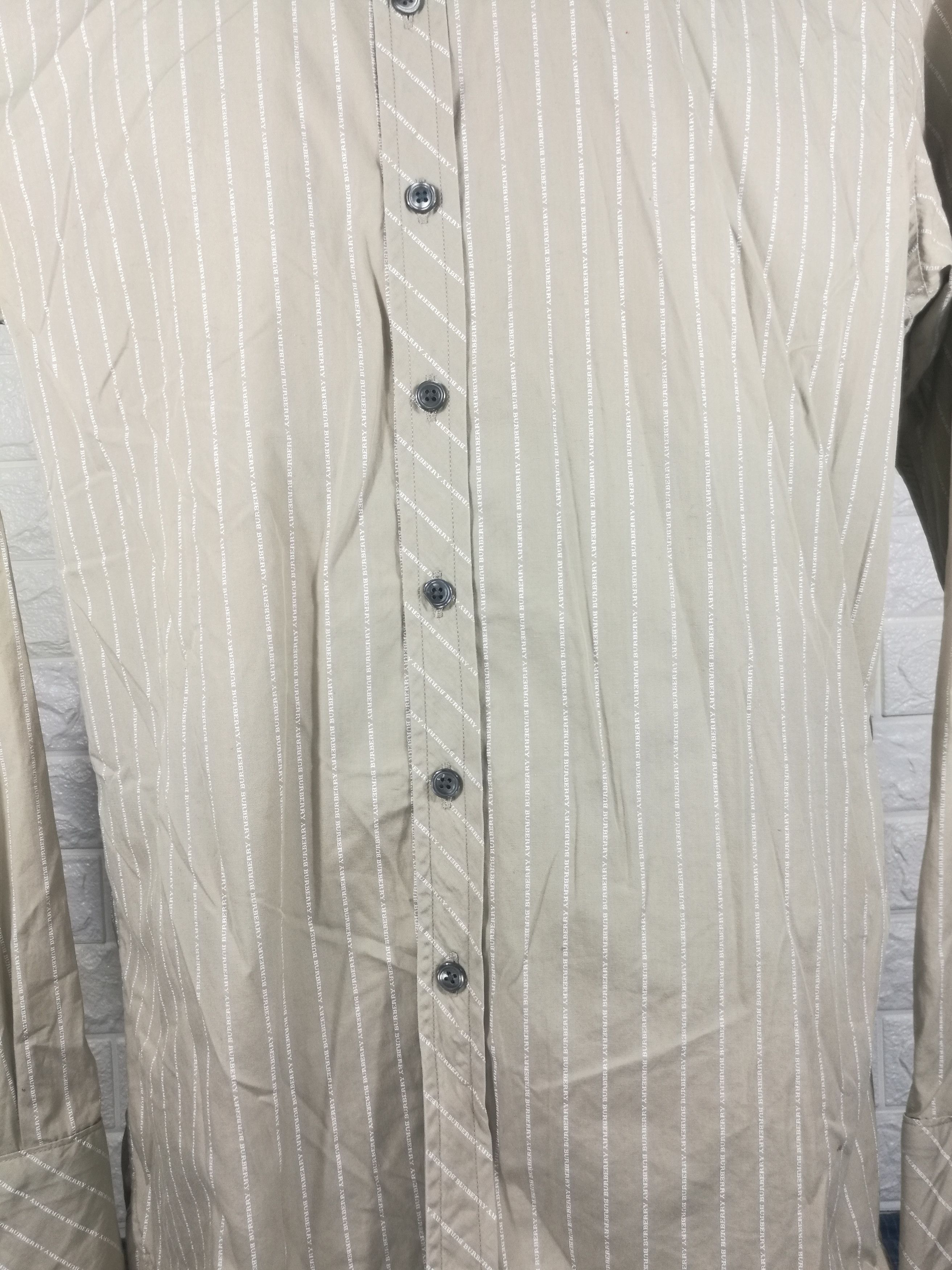Burberry Vintage Burberry Striped Design Button Ups Shirt Size US L / EU 52-54 / 3 - 8 Thumbnail