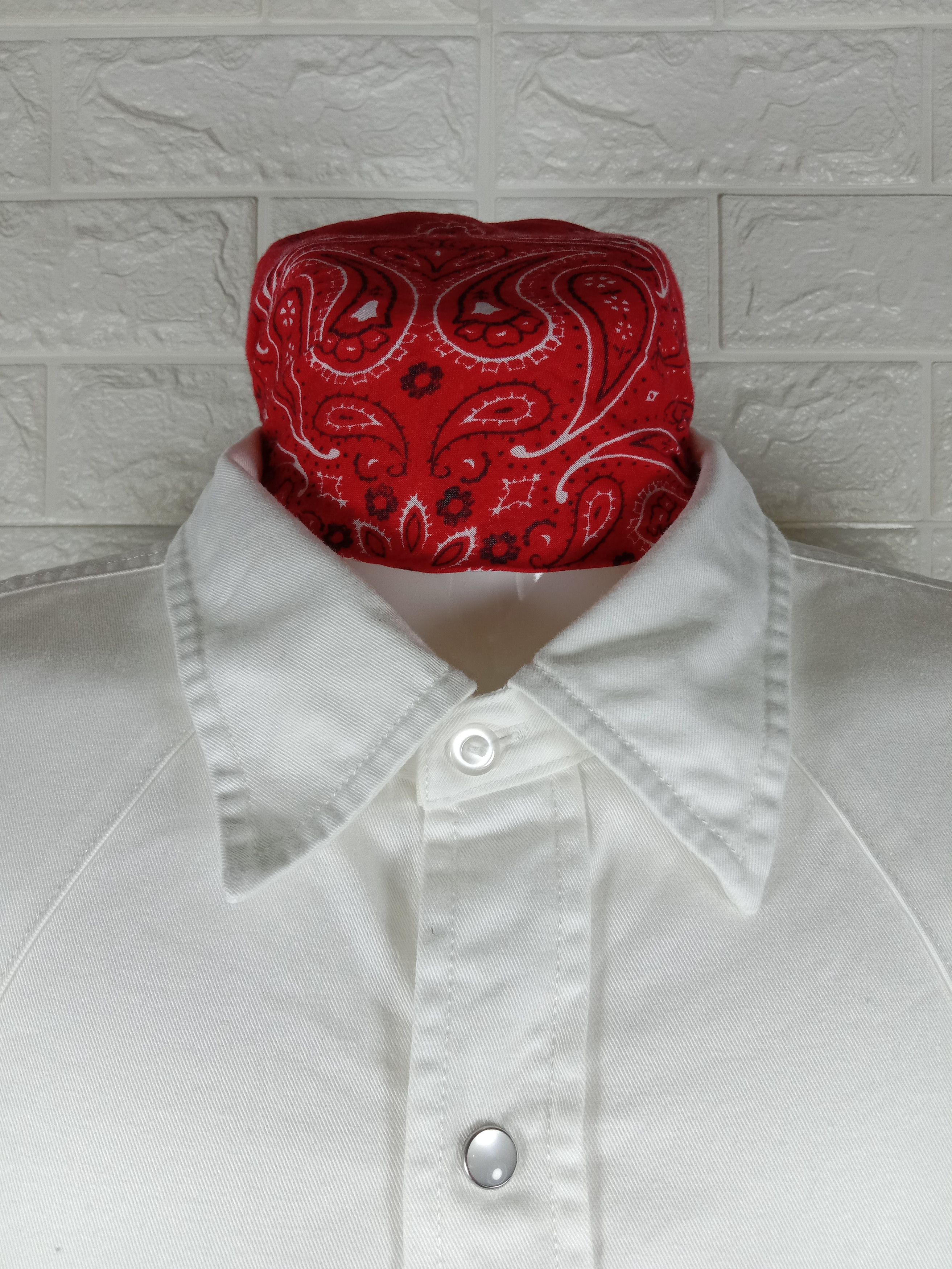 Lee Vintage Lee Long Sleeve Pearl Button Ups Shirt Size US L / EU 52-54 / 3 - 2 Thumbnail