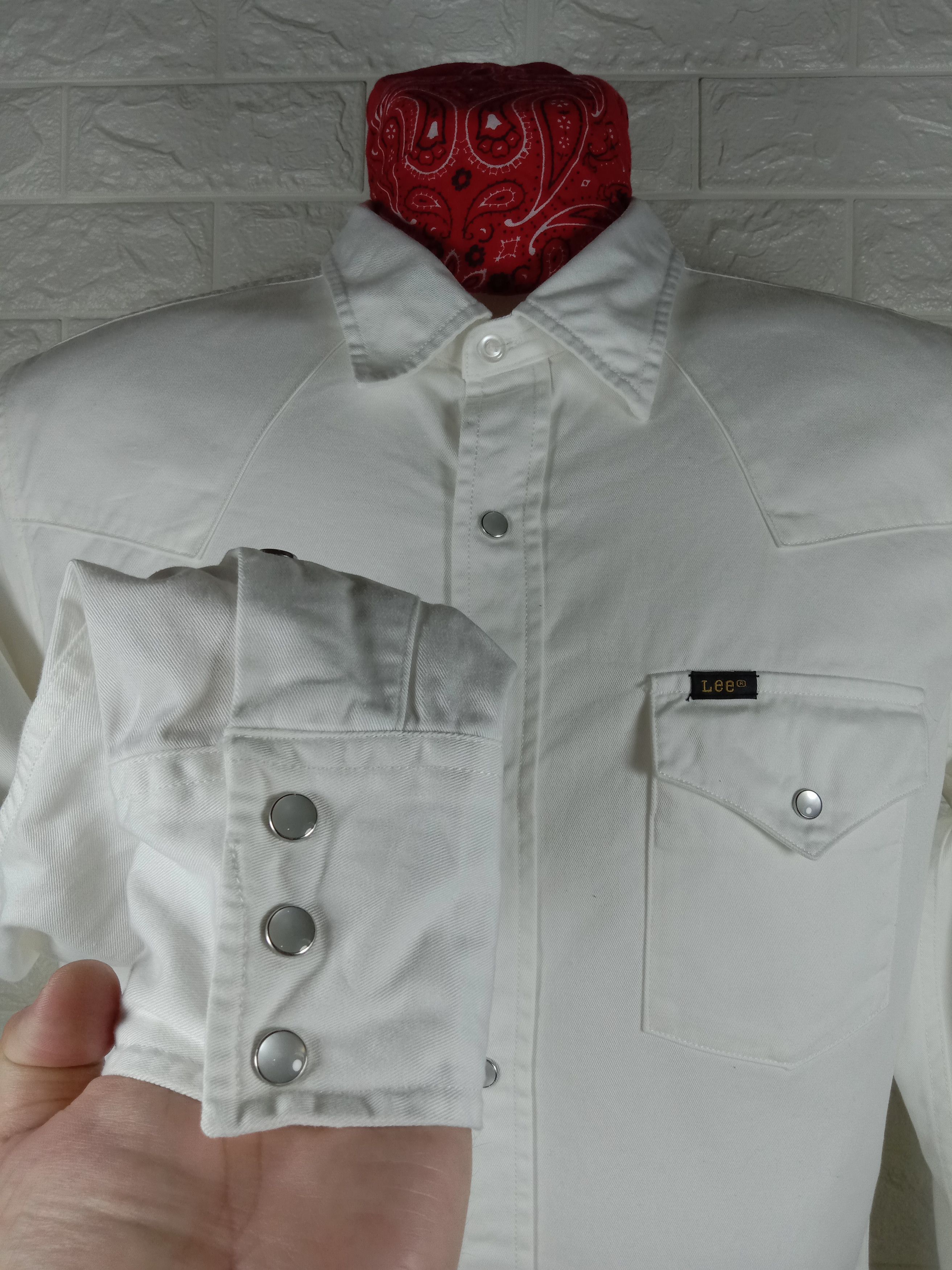 Lee Vintage Lee Long Sleeve Pearl Button Ups Shirt Size US L / EU 52-54 / 3 - 6 Thumbnail