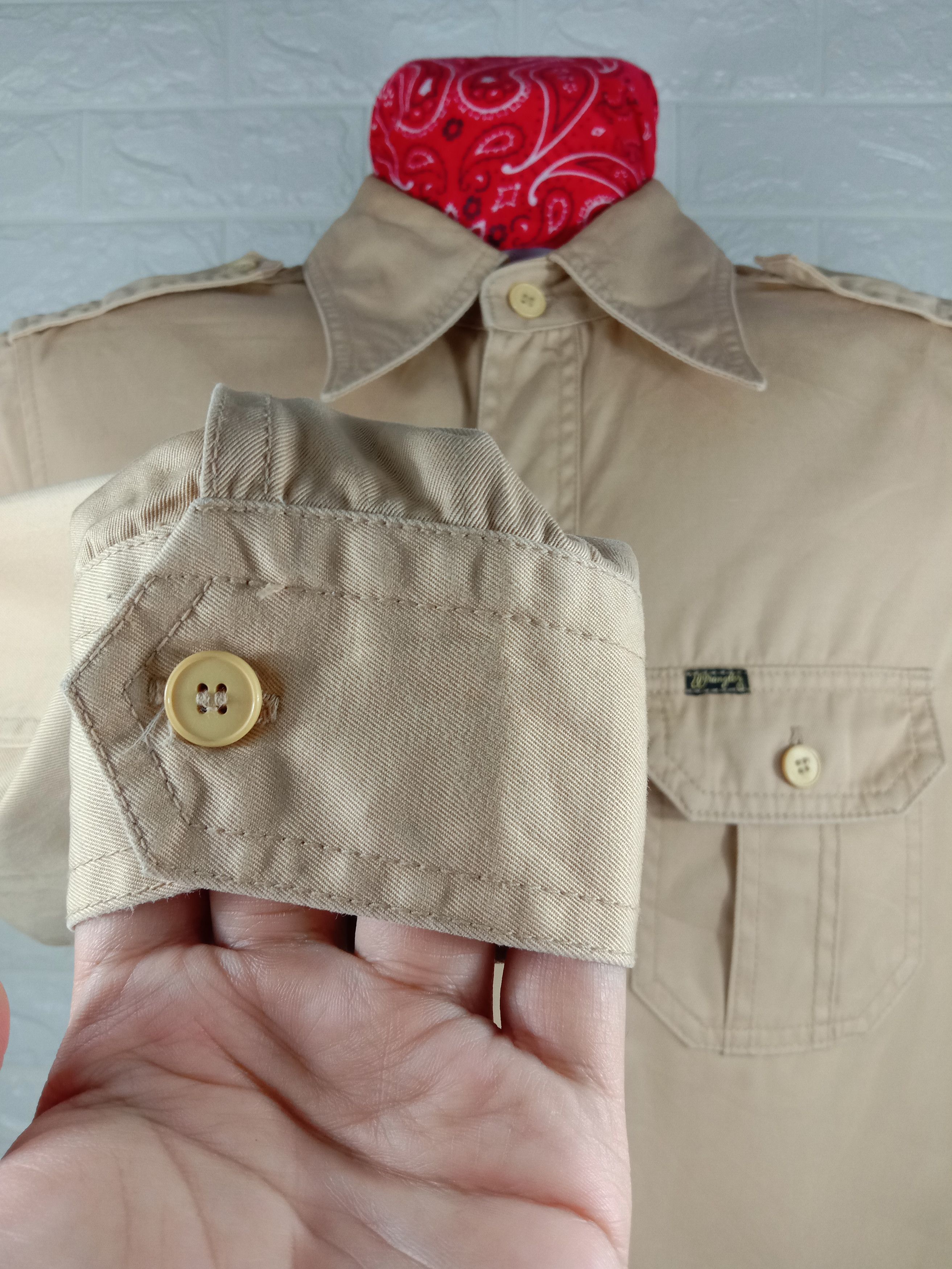 Wrangler Vintage Wrangler Long Sleeve Button Ups Shirt Size US M / EU 48-50 / 2 - 5 Thumbnail