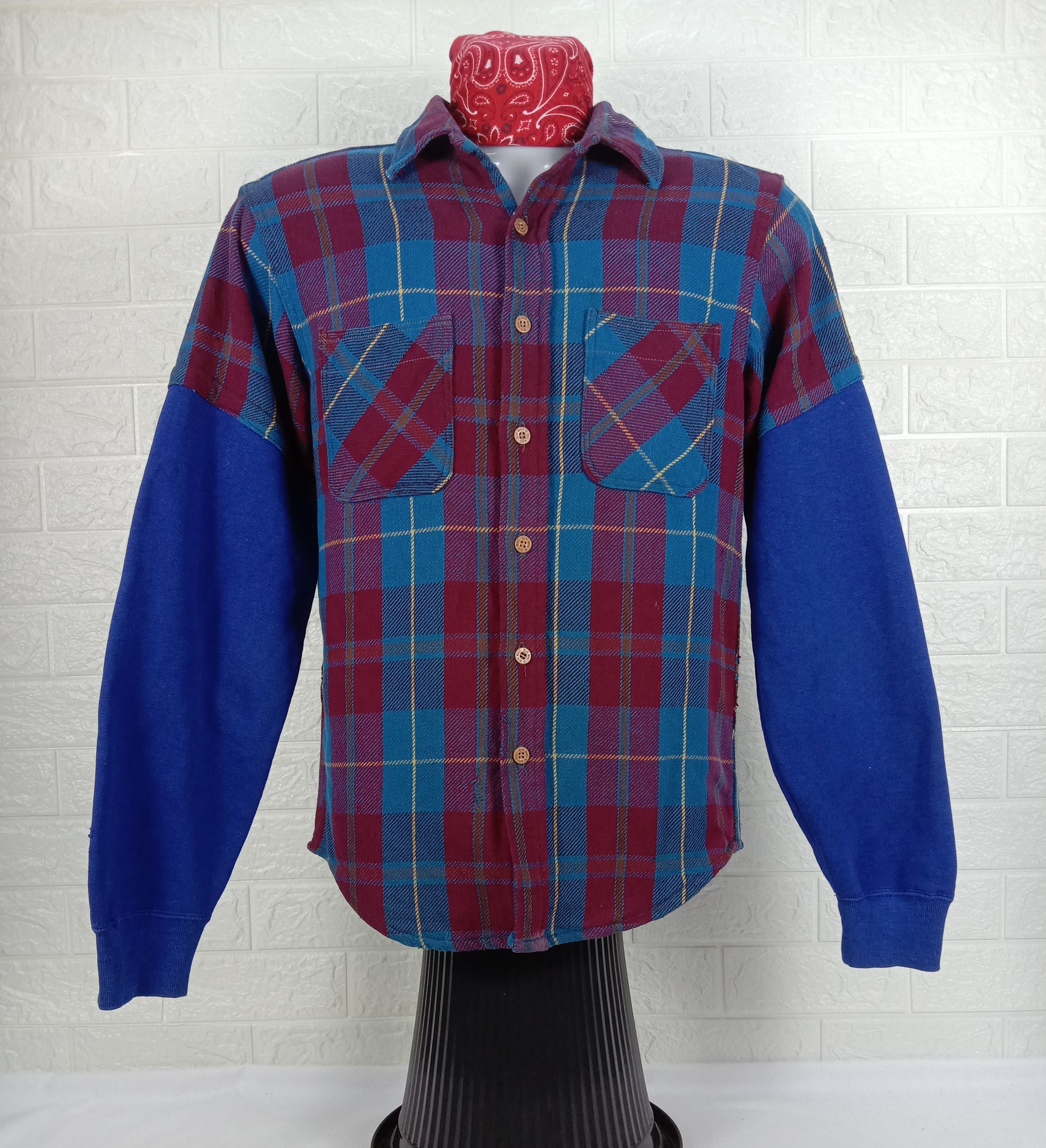 Big Mac Vintage 1988 Big Mac Newport Blue Button Up Shirt Size US M / EU 48-50 / 2 - 1 Thumbnail