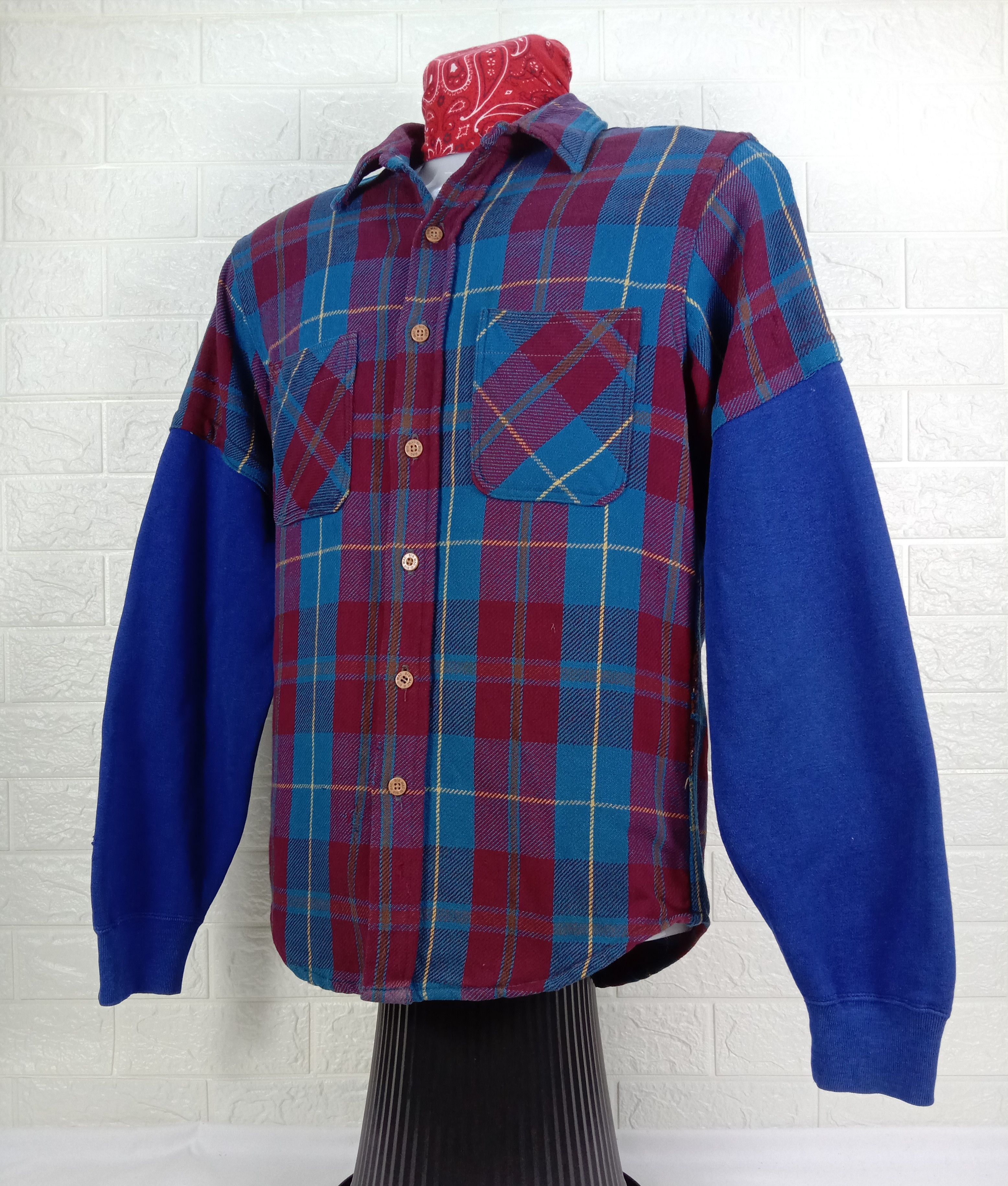 Big Mac Vintage 1988 Big Mac Newport Blue Button Up Shirt Size US M / EU 48-50 / 2 - 4 Thumbnail
