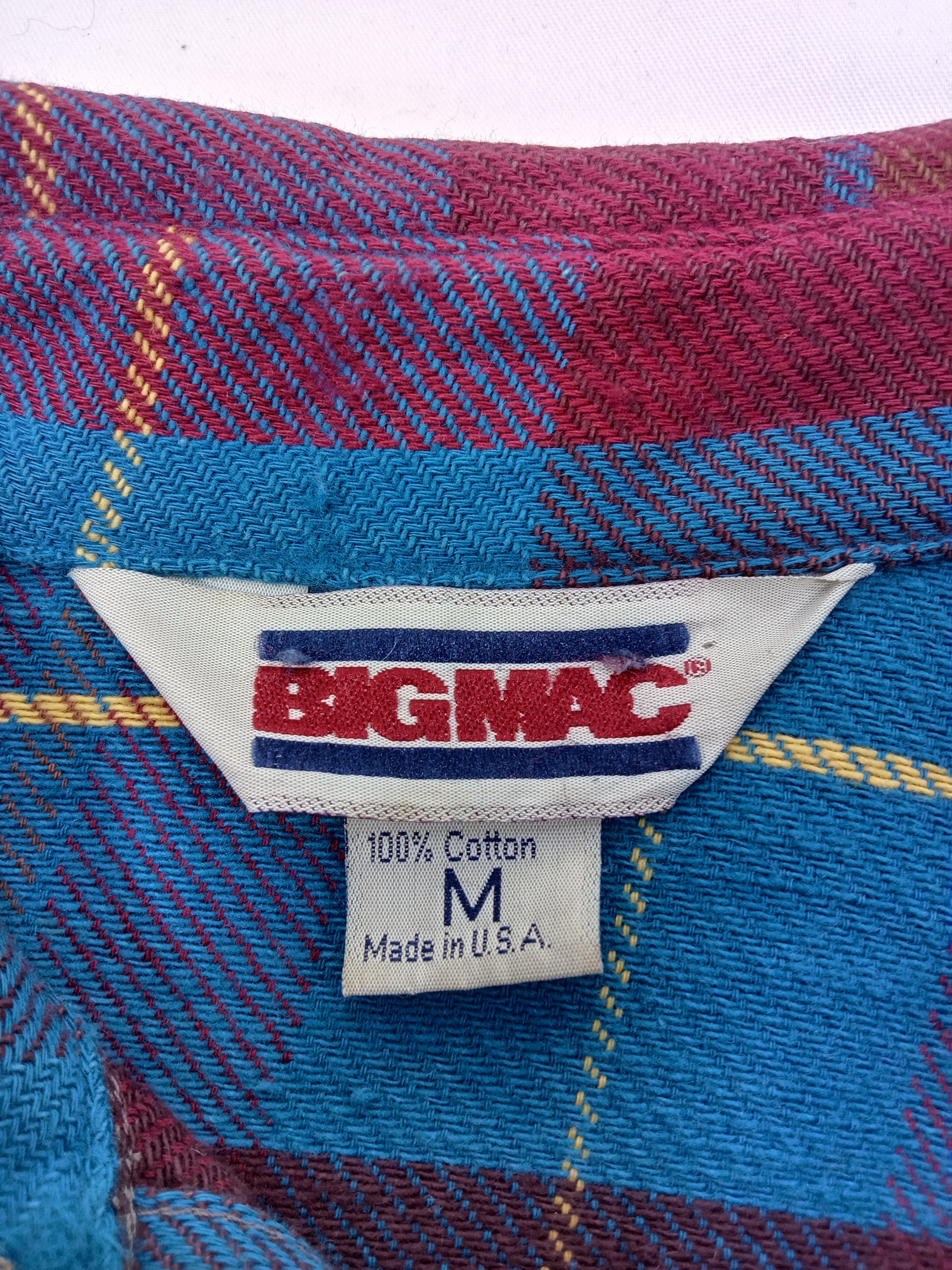 Big Mac Vintage 1988 Big Mac Newport Blue Button Up Shirt Size US M / EU 48-50 / 2 - 11 Thumbnail