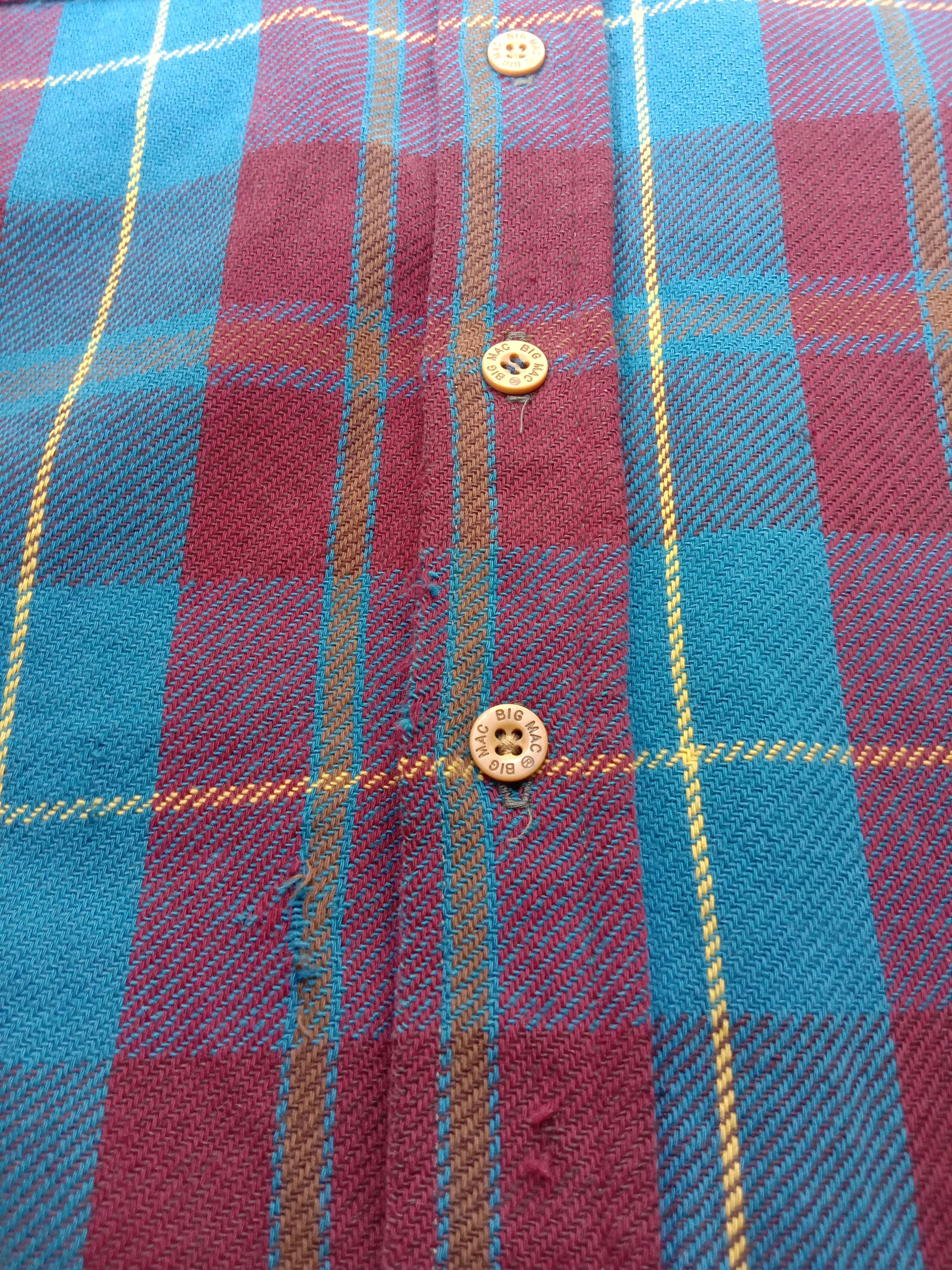 Big Mac Vintage 1988 Big Mac Newport Blue Button Up Shirt Size US M / EU 48-50 / 2 - 6 Thumbnail