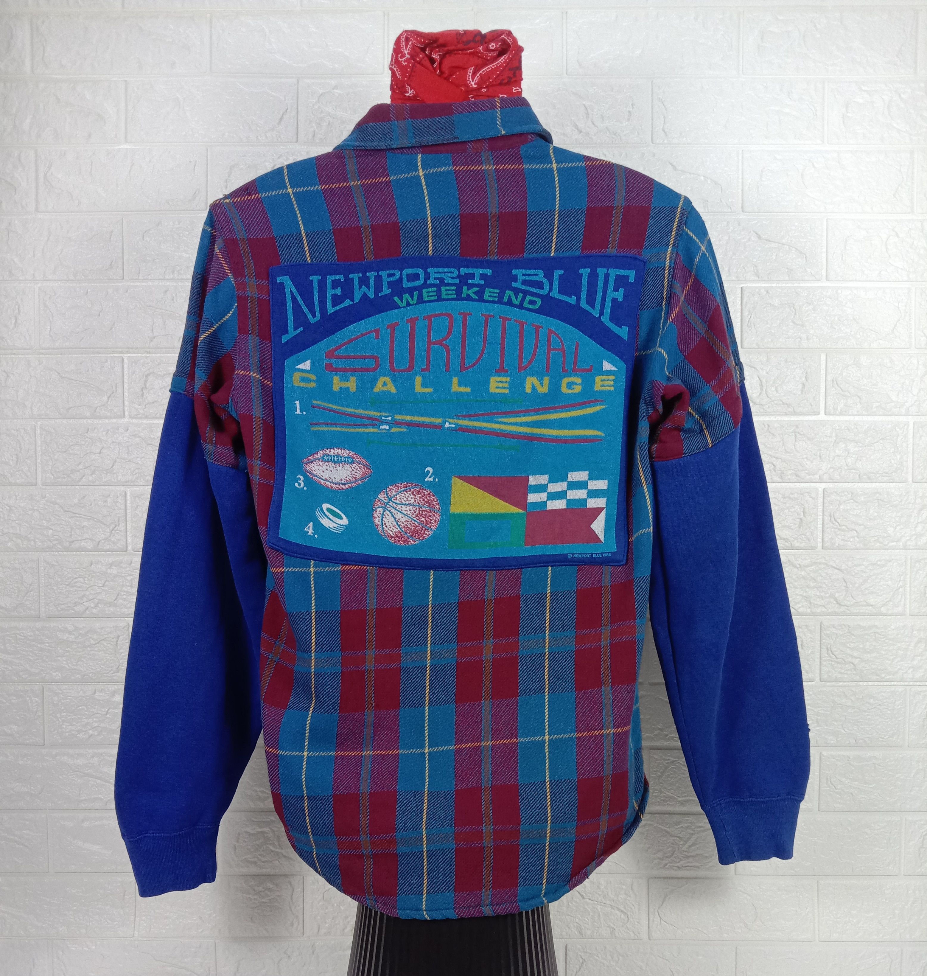 Big Mac Vintage 1988 Big Mac Newport Blue Button Up Shirt Size US M / EU 48-50 / 2 - 5 Thumbnail