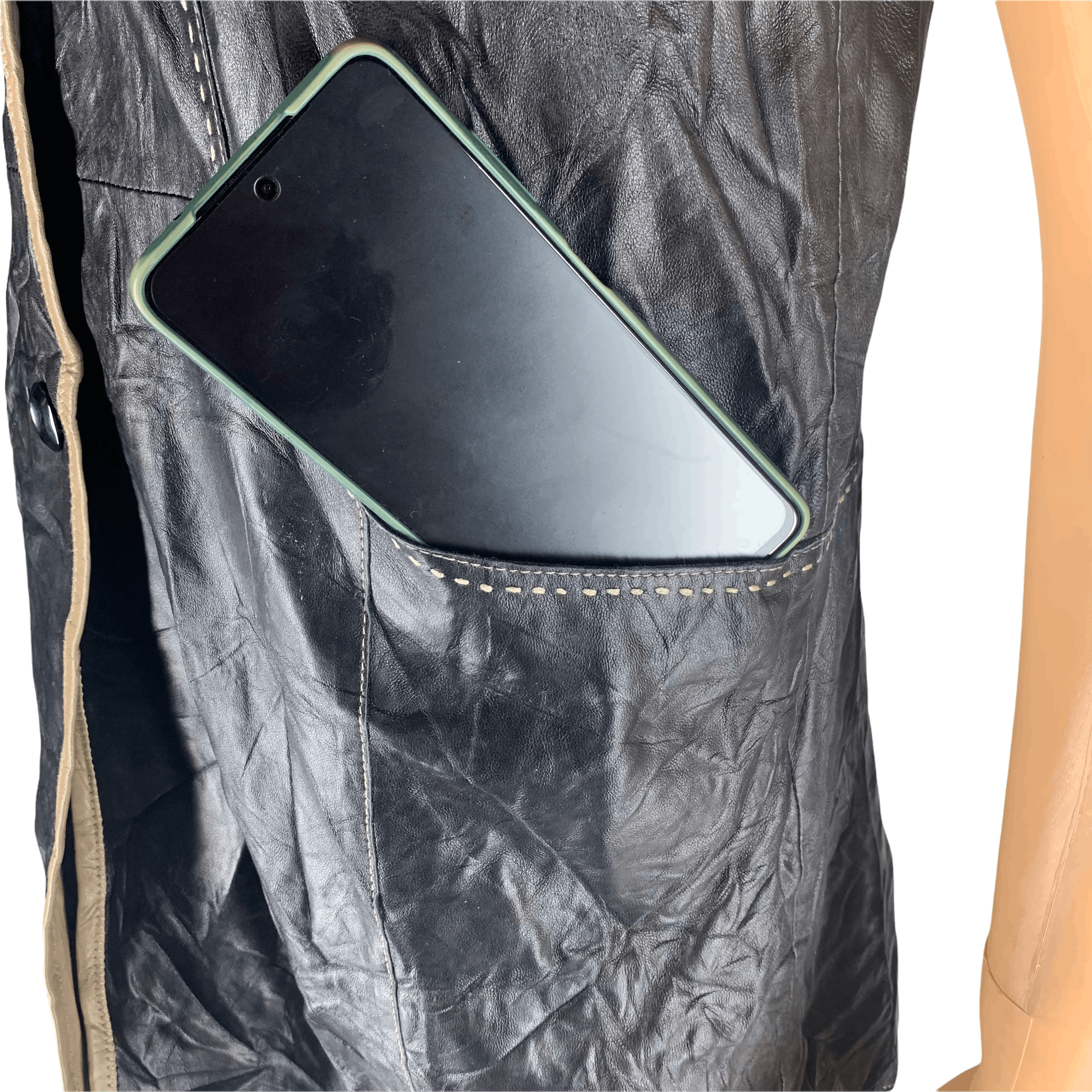 Balmain Balmain Paris Leather Hooded Long Vest #3542-47 Size M / US 6-8 / IT 42-44 - 5 Thumbnail
