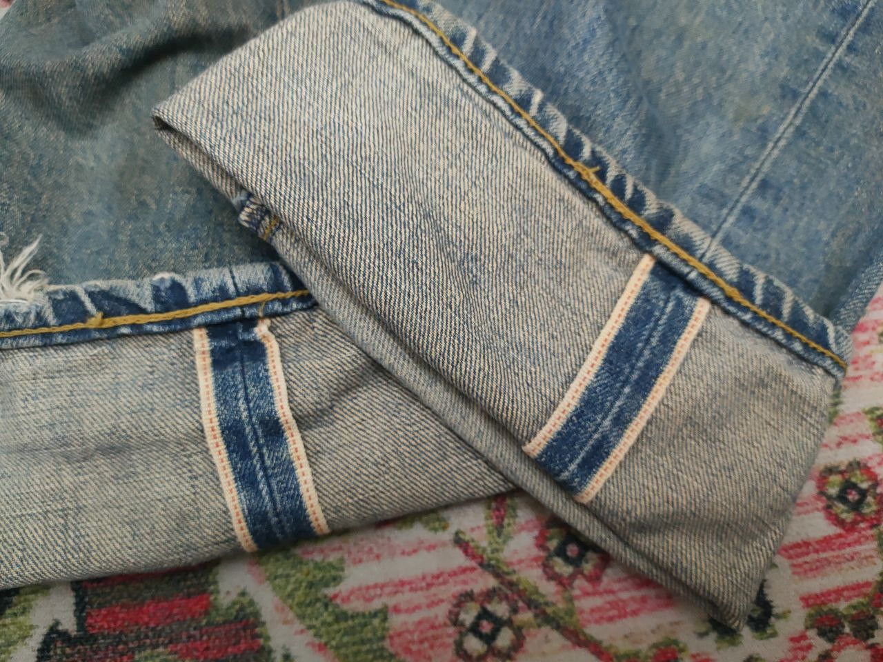 Levi's Vintage Clothing Big E Vtg Levi's 503 Distressed Selvedge Denim Size US 29 - 9 Thumbnail