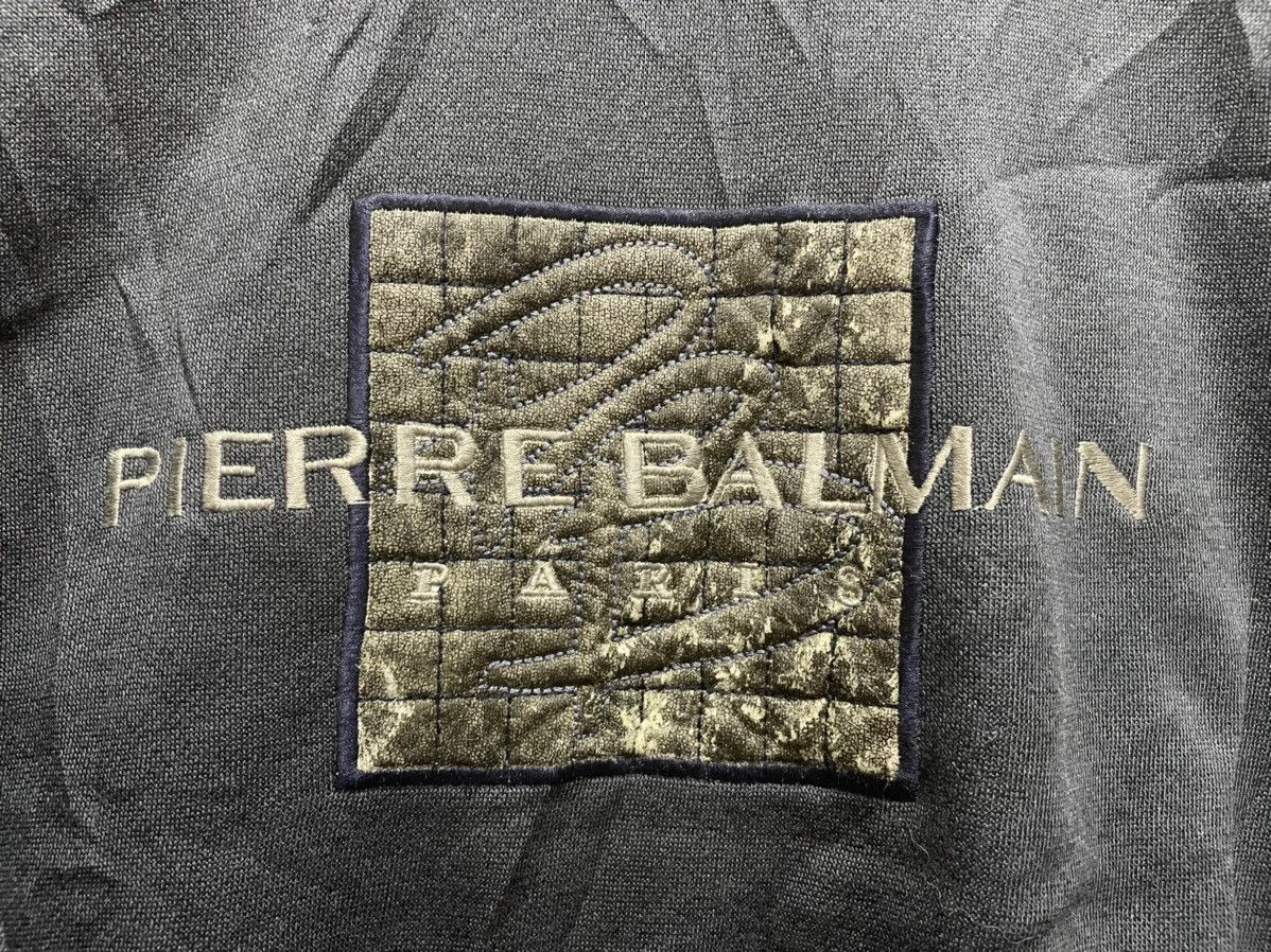 Vintage Vintage Pierre Balmain Embroidered Sweetshirt Size US L / EU 52-54 / 3 - 3 Thumbnail