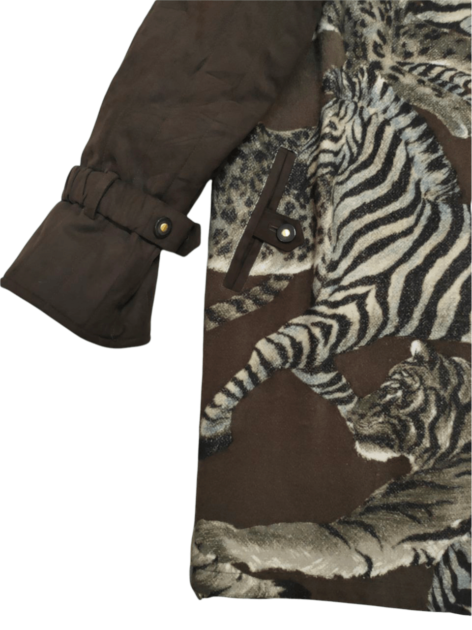 Vintage ❎ Trois Onze Cing Printed Wool Jacket Size US L / EU 52-54 / 3 - 3 Thumbnail