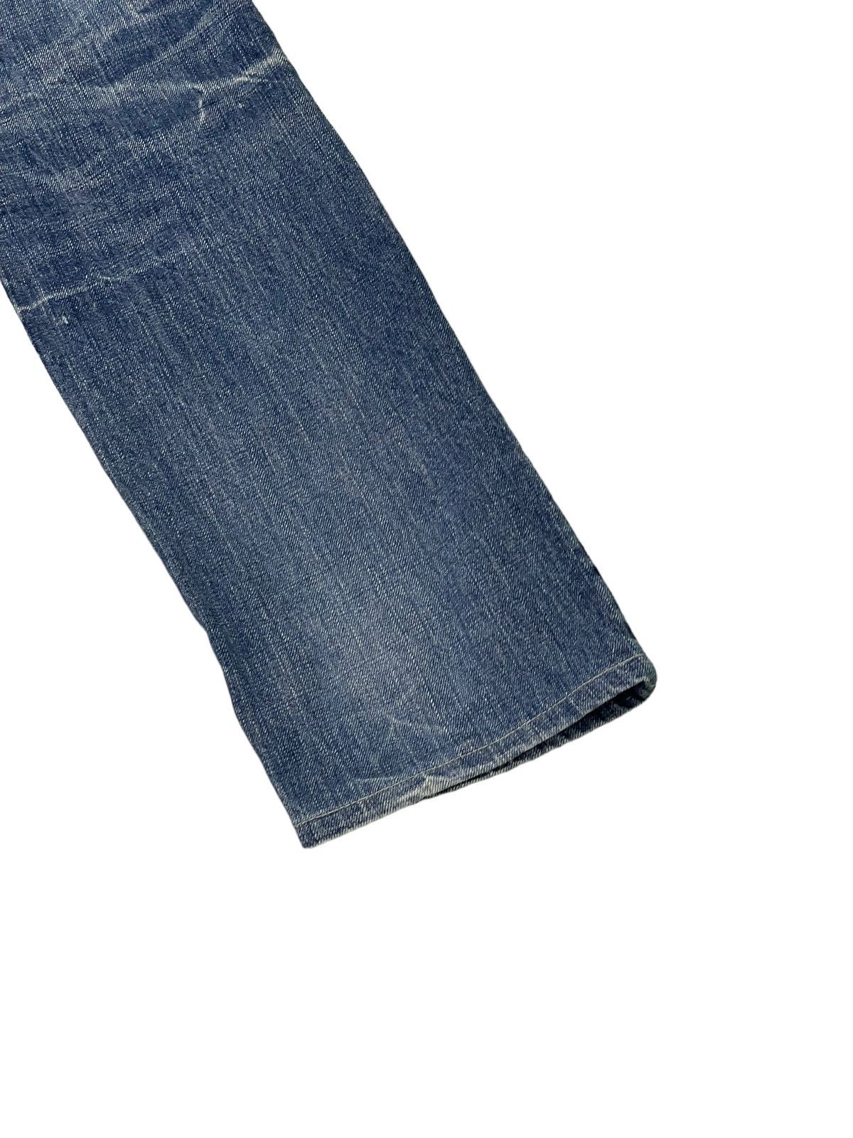 Japanese Brand Slim Jeans Spellbound Japan Patchwork Boro Denim 5🟦6 Size US 29 - 15 Thumbnail
