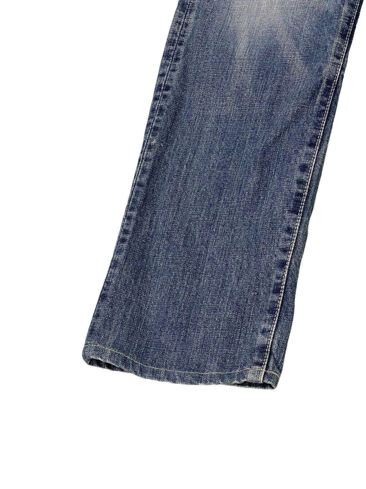 Japanese Brand Slim Jeans Spellbound Japan Patchwork Boro Denim 5🟦6 Size US 29 - 5 Thumbnail
