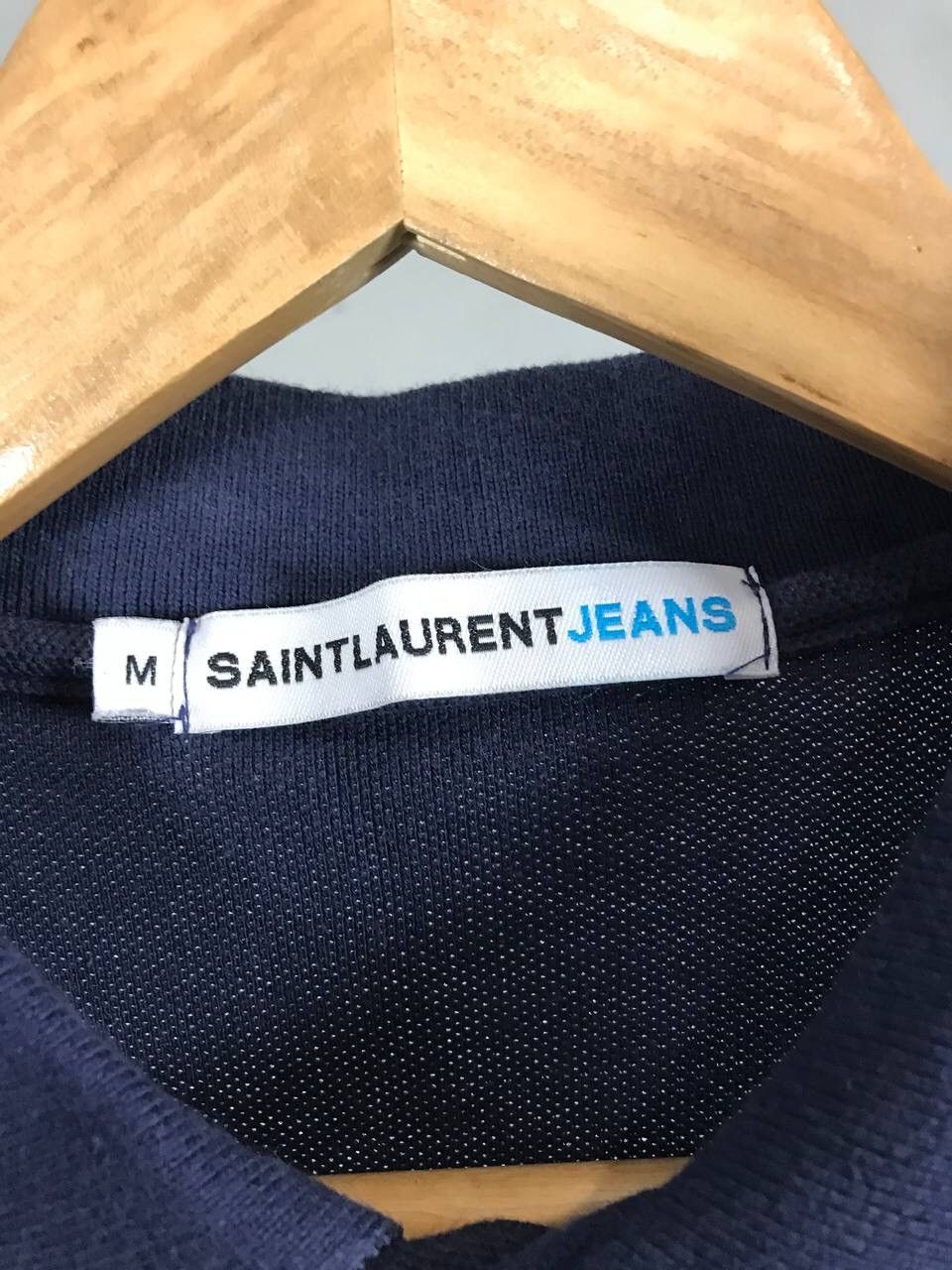 Saint Laurent Paris Saint Laurent Jeans vintage luxury polo tee Size US M / EU 48-50 / 2 - 4 Thumbnail