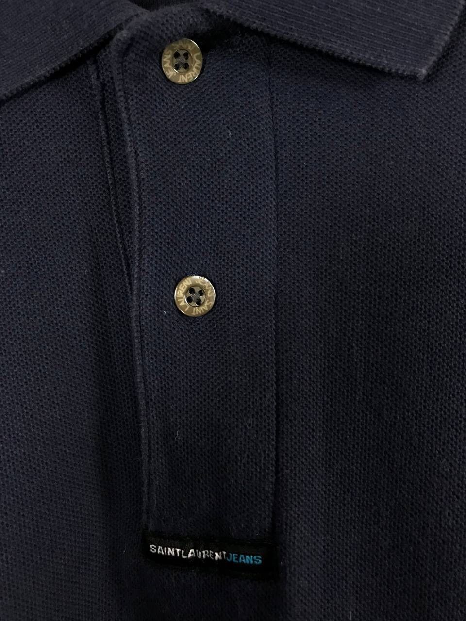 Saint Laurent Paris Saint Laurent Jeans vintage luxury polo tee Size US M / EU 48-50 / 2 - 3 Thumbnail
