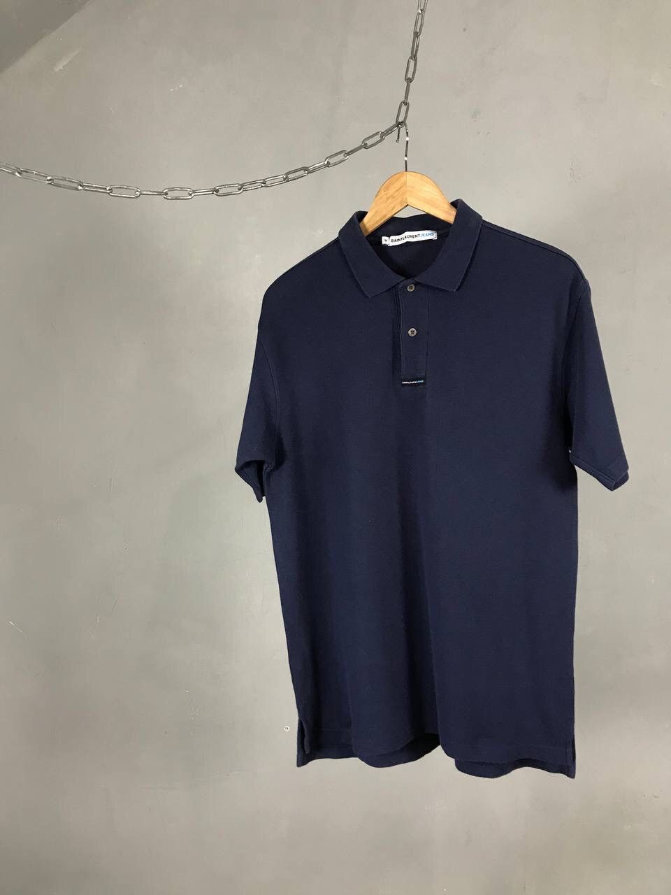 Saint Laurent Paris Saint Laurent Jeans vintage luxury polo tee Size US M / EU 48-50 / 2 - 1 Thumbnail
