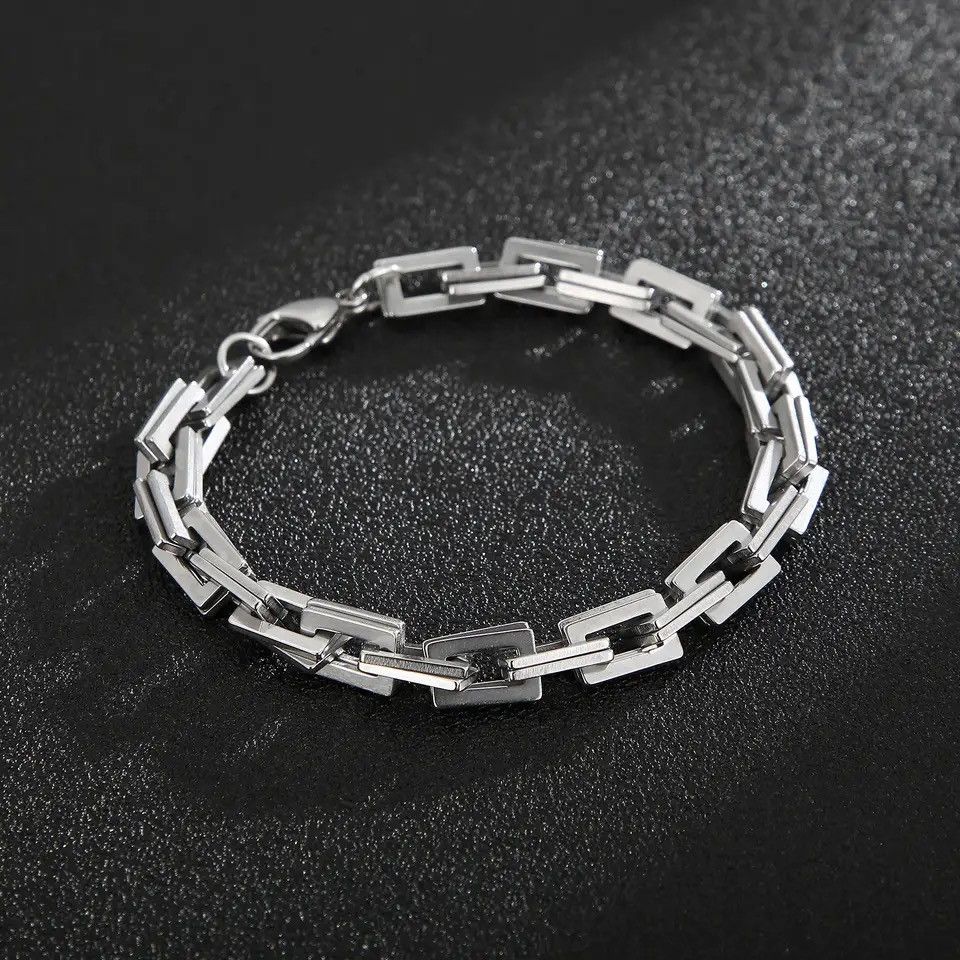 Jewelry Simple Stainless Steel Bracelet Size ONE SIZE - 2 Thumbnail
