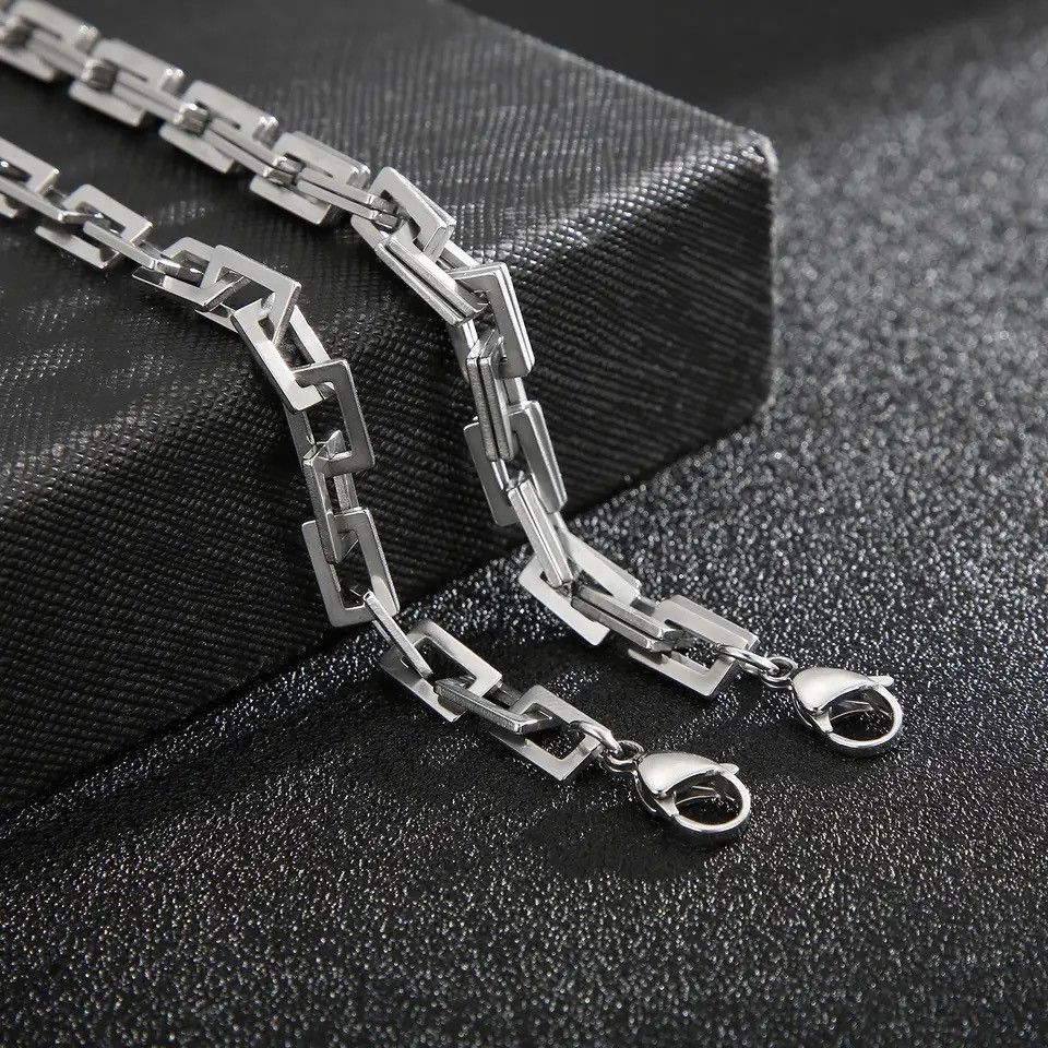 Jewelry Simple Stainless Steel Bracelet Size ONE SIZE - 3 Thumbnail