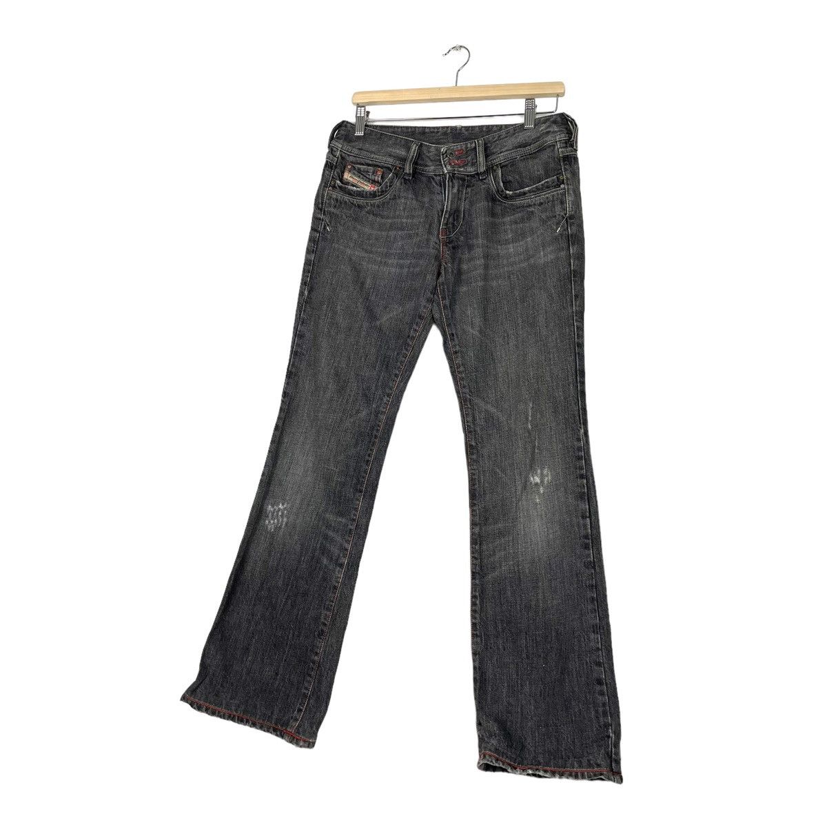 Diesel × Jean FLARE 💥 DIESEL FADED DENIM PANT Size 30" / US 8 / IT 44 - 2 Thumbnail