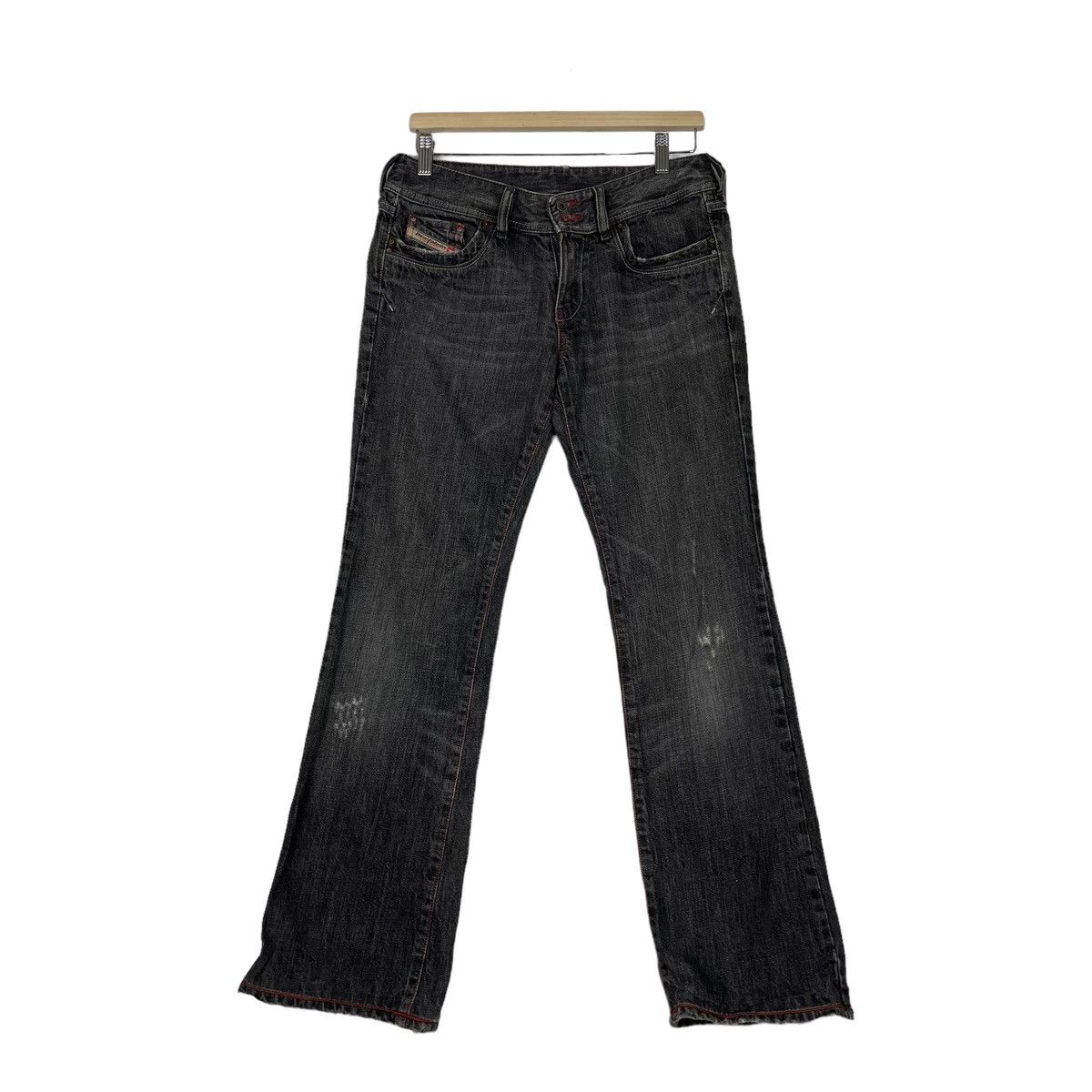 Diesel × Jean FLARE 💥 DIESEL FADED DENIM PANT Size 30" / US 8 / IT 44 - 1 Thumbnail