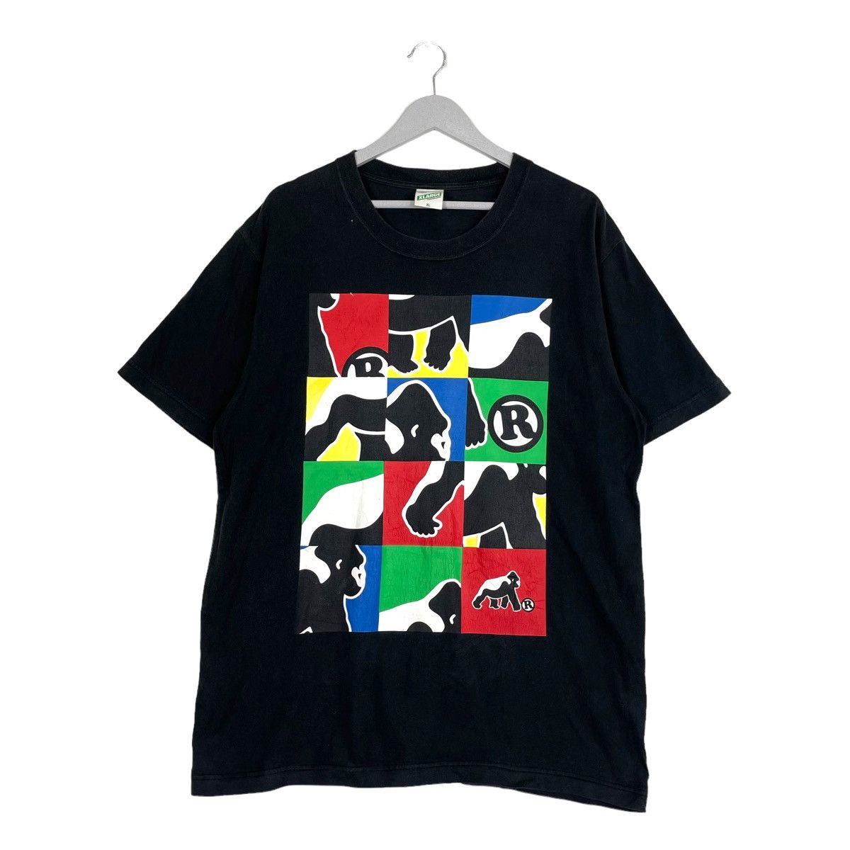 Vintage × Xlarge 💥90s XLARGE PUZZLE LOGO TSHIRT Size US L / EU 52-54 / 3 - 1 Thumbnail
