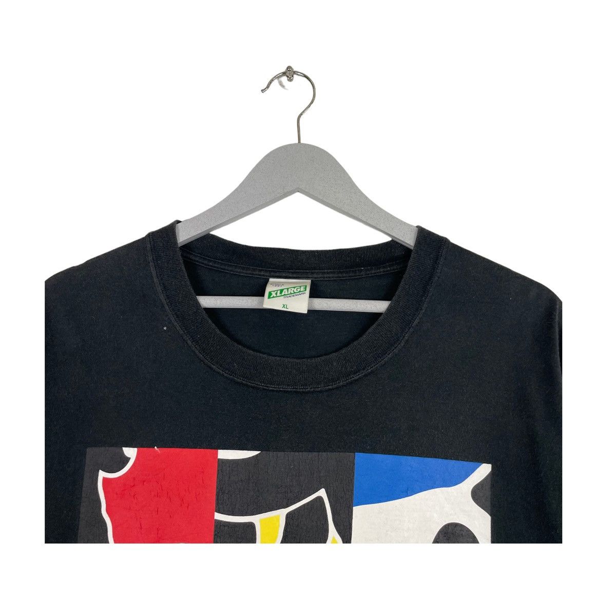 Vintage × Xlarge 💥90s XLARGE PUZZLE LOGO TSHIRT Size US L / EU 52-54 / 3 - 4 Thumbnail