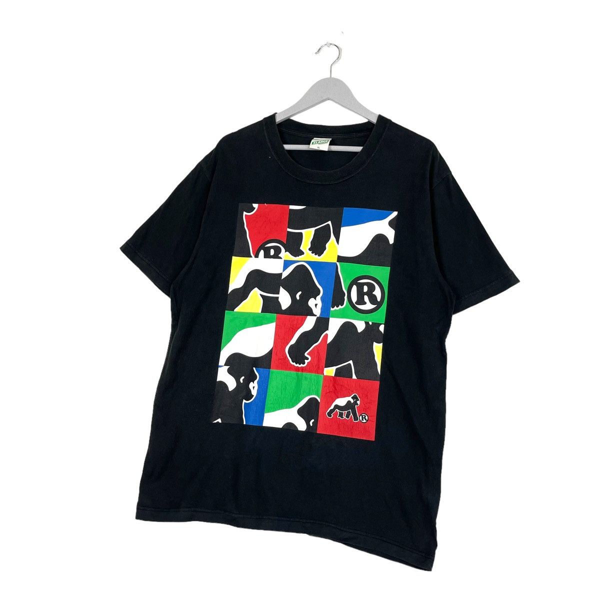 Vintage × Xlarge 💥90s XLARGE PUZZLE LOGO TSHIRT Size US L / EU 52-54 / 3 - 2 Thumbnail